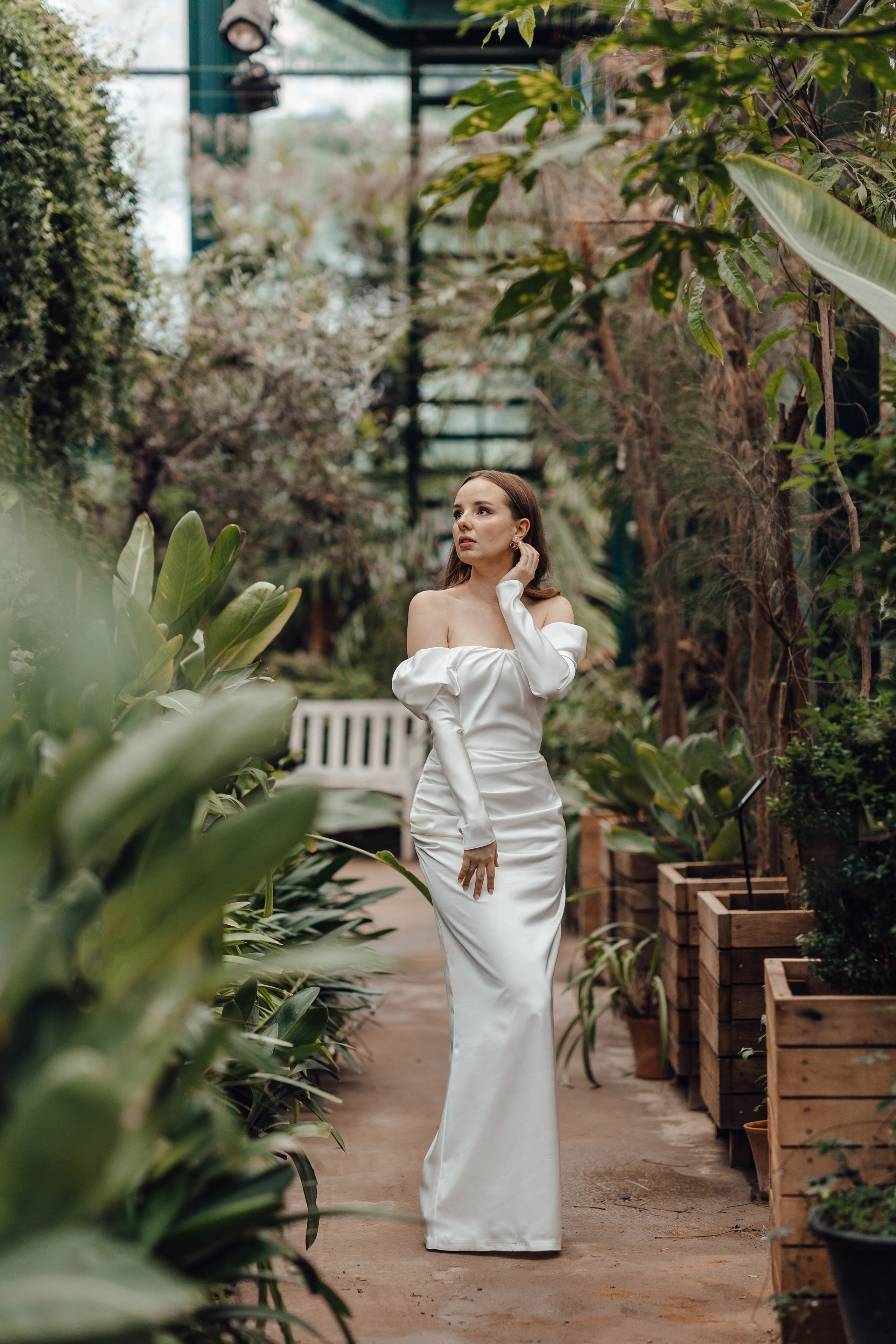 Свадебная фотосессия в Оранжерее в Москве