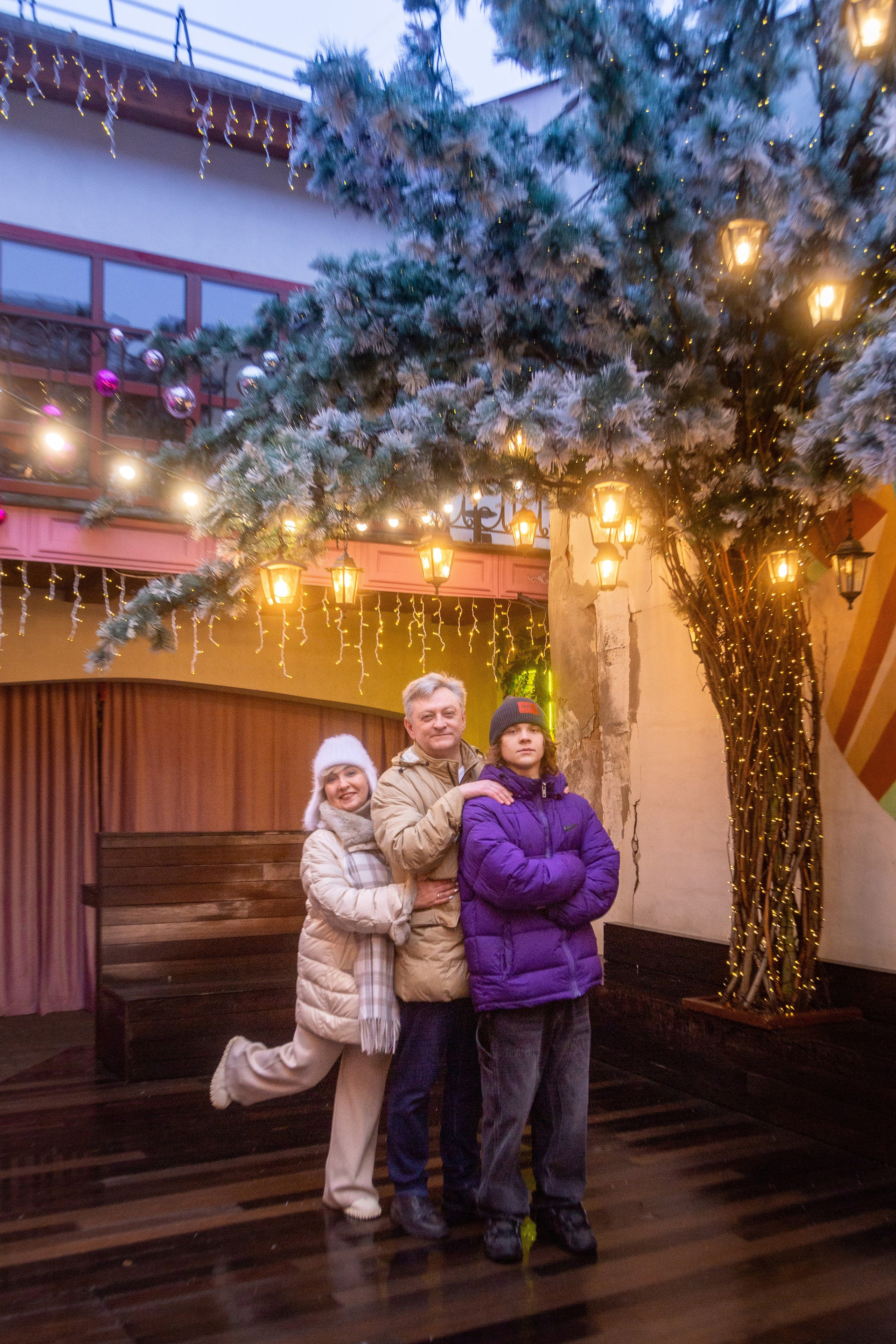 Семейная новогодняя фотосессия в Минске