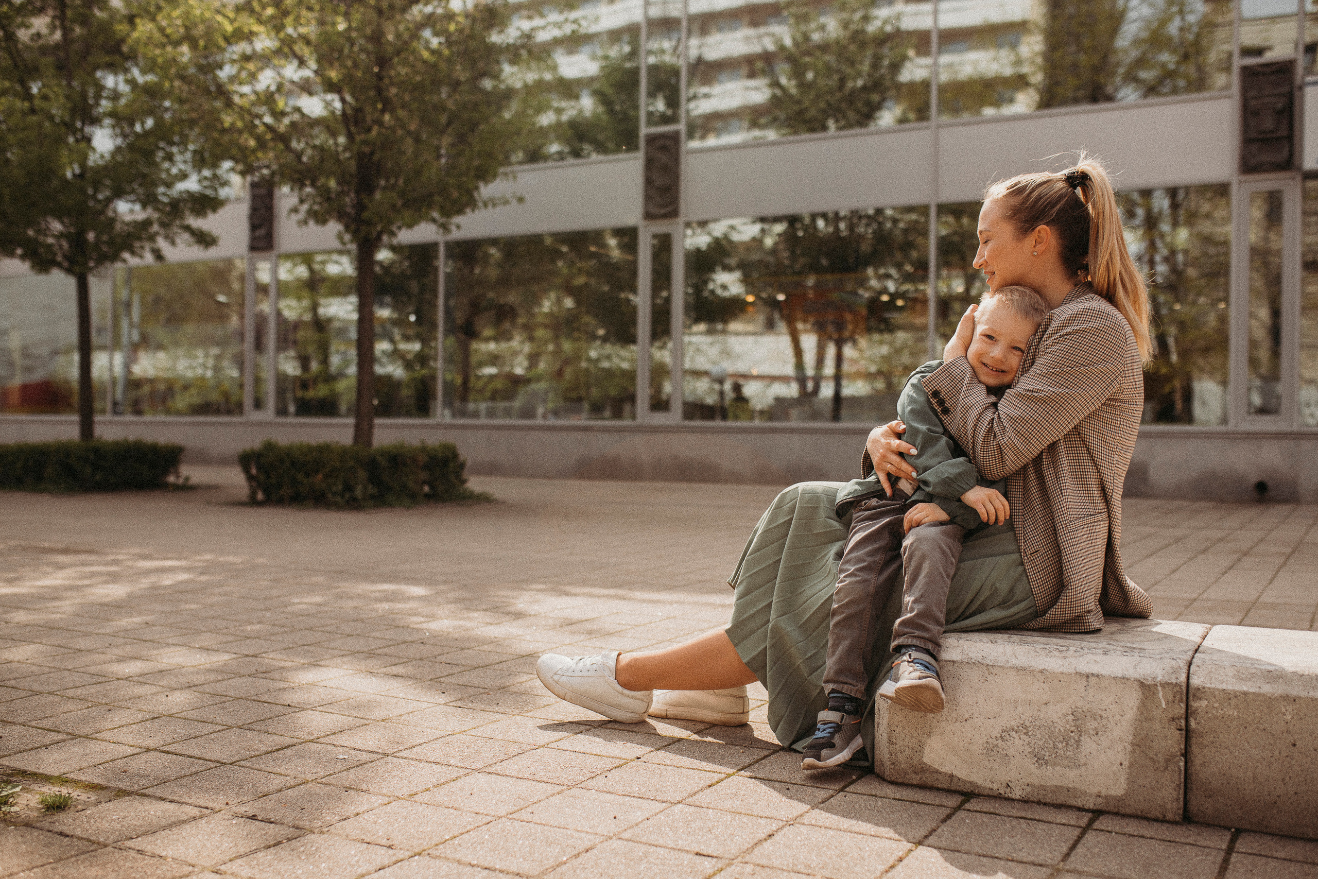 Мария с сыном. Семейный фотограф в Краснодаре Коломыцева Евгения