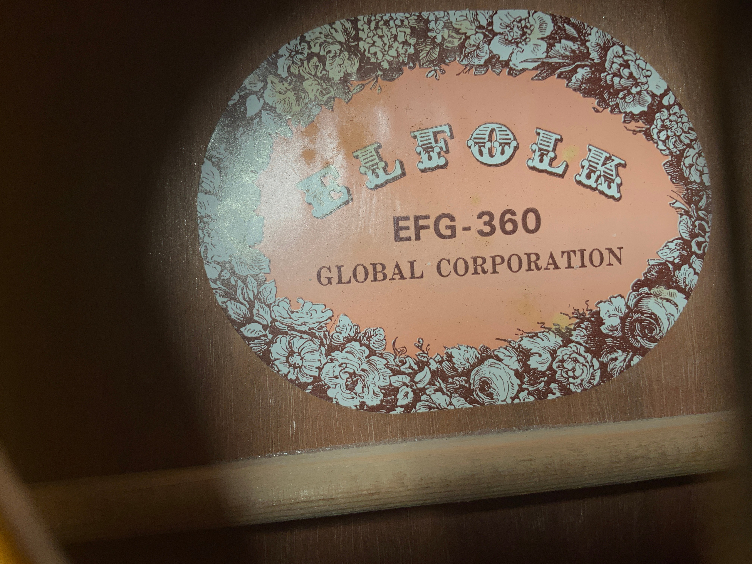 Elfolk EFG-360 Japan. Гитары