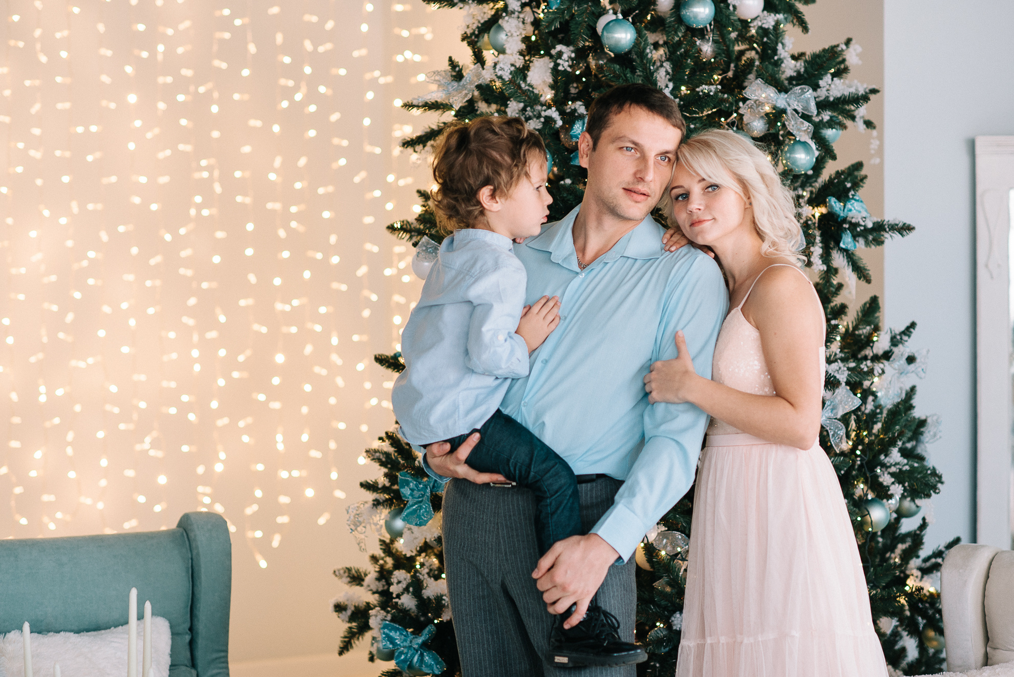 Семейная новогодняя фотосессия. Фотограф Валерия Голубева (Миронова)