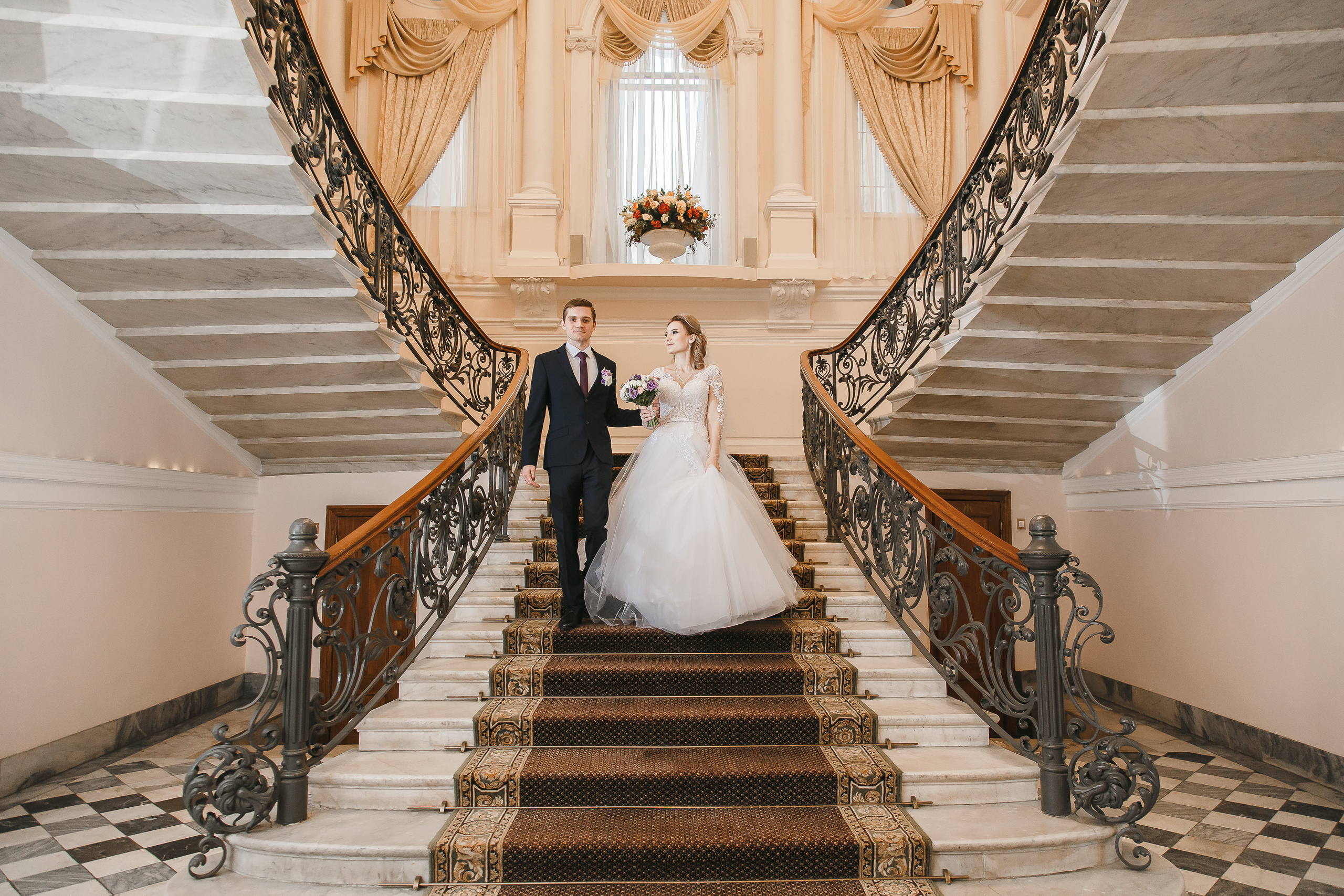 Свадебная фотосъемка во Дворце на Фурштатской