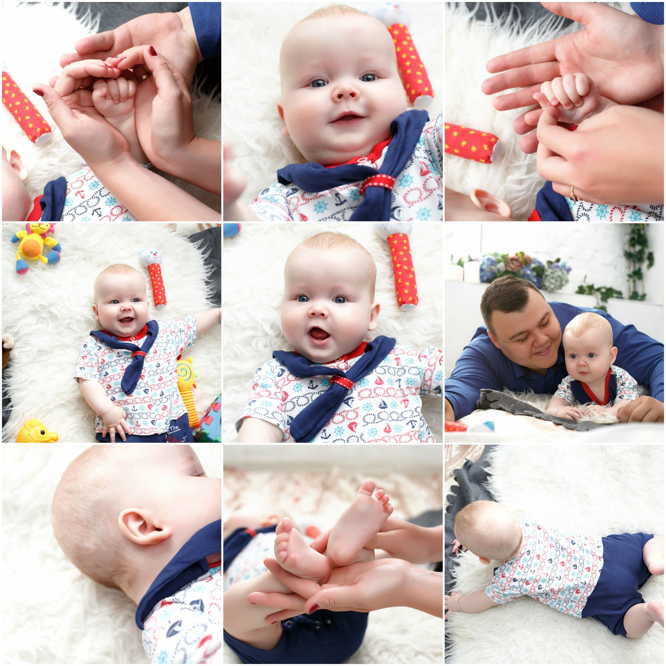 Семейная фотосессия для Ильи, Натальи и маленького Арсения