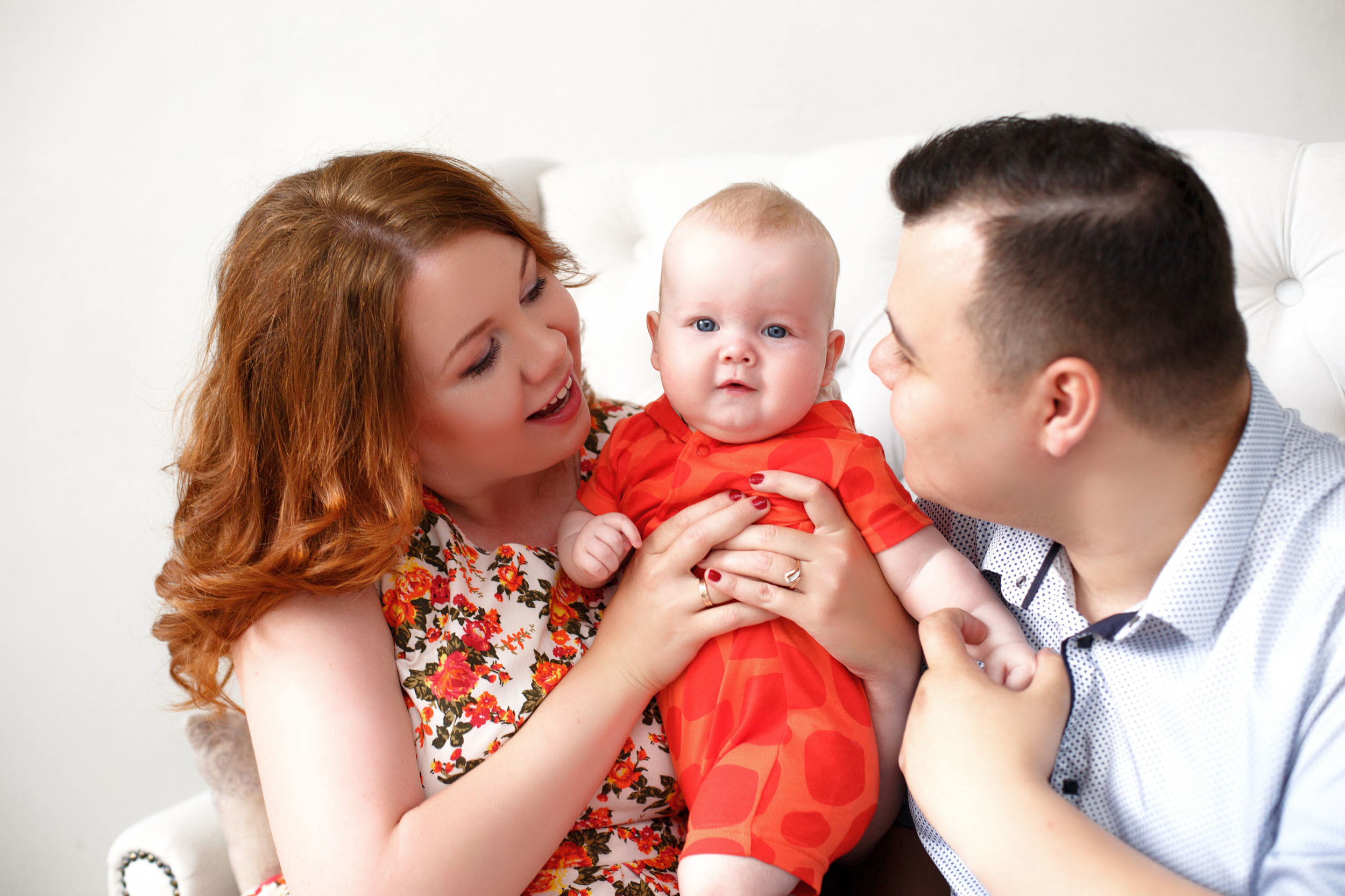 Семейная фотосессия для Ильи, Натальи и маленького Арсения