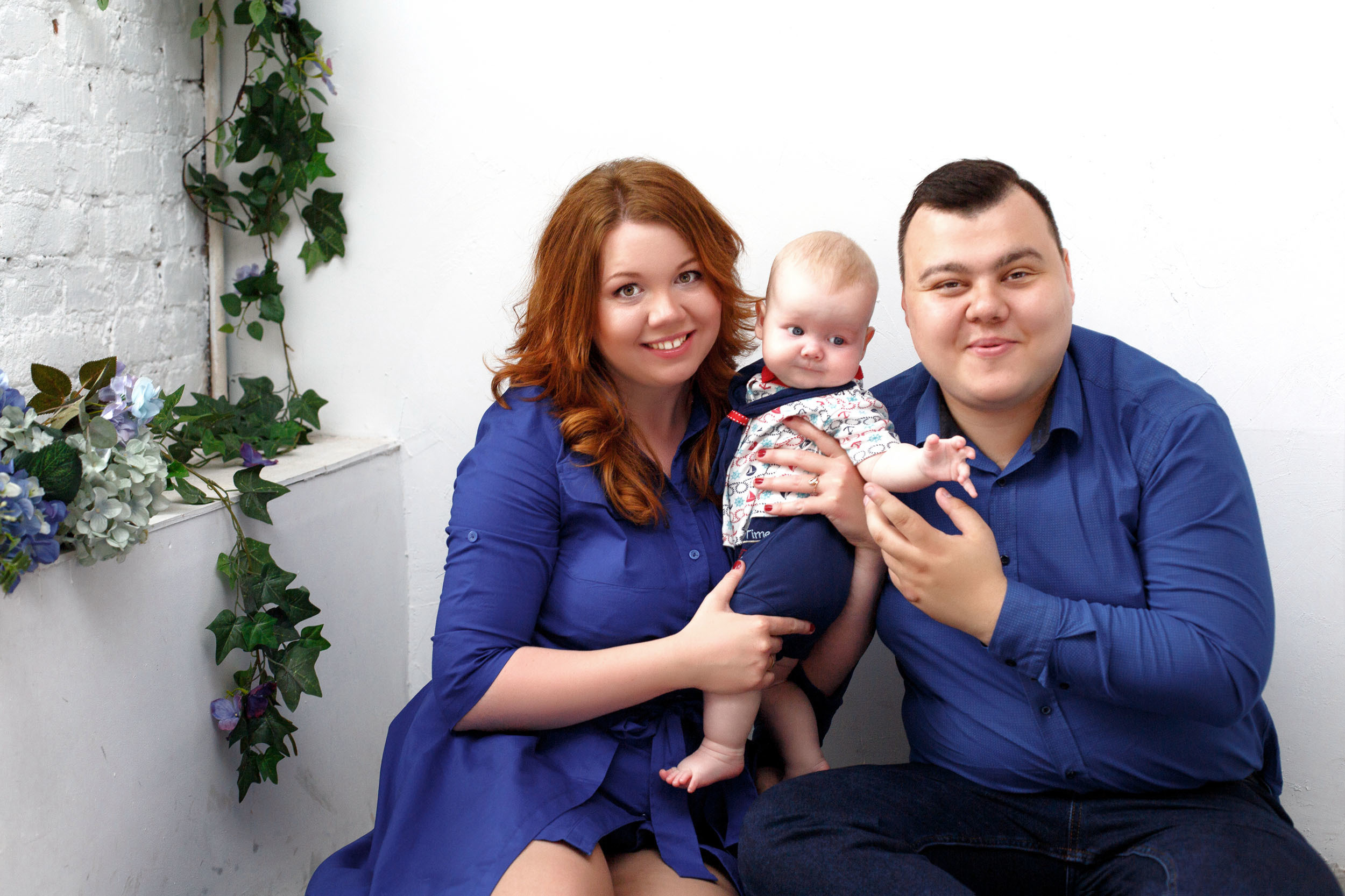 Семейная фотосессия для Ильи, Натальи и маленького Арсения