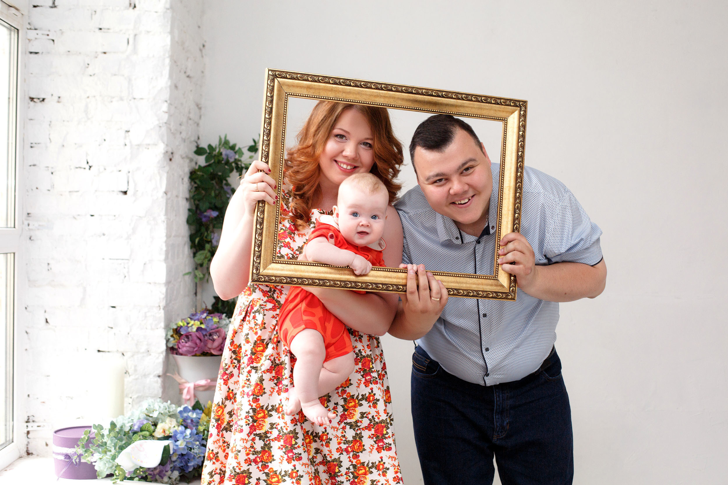 Семейная фотосессия для Ильи, Натальи и маленького Арсения