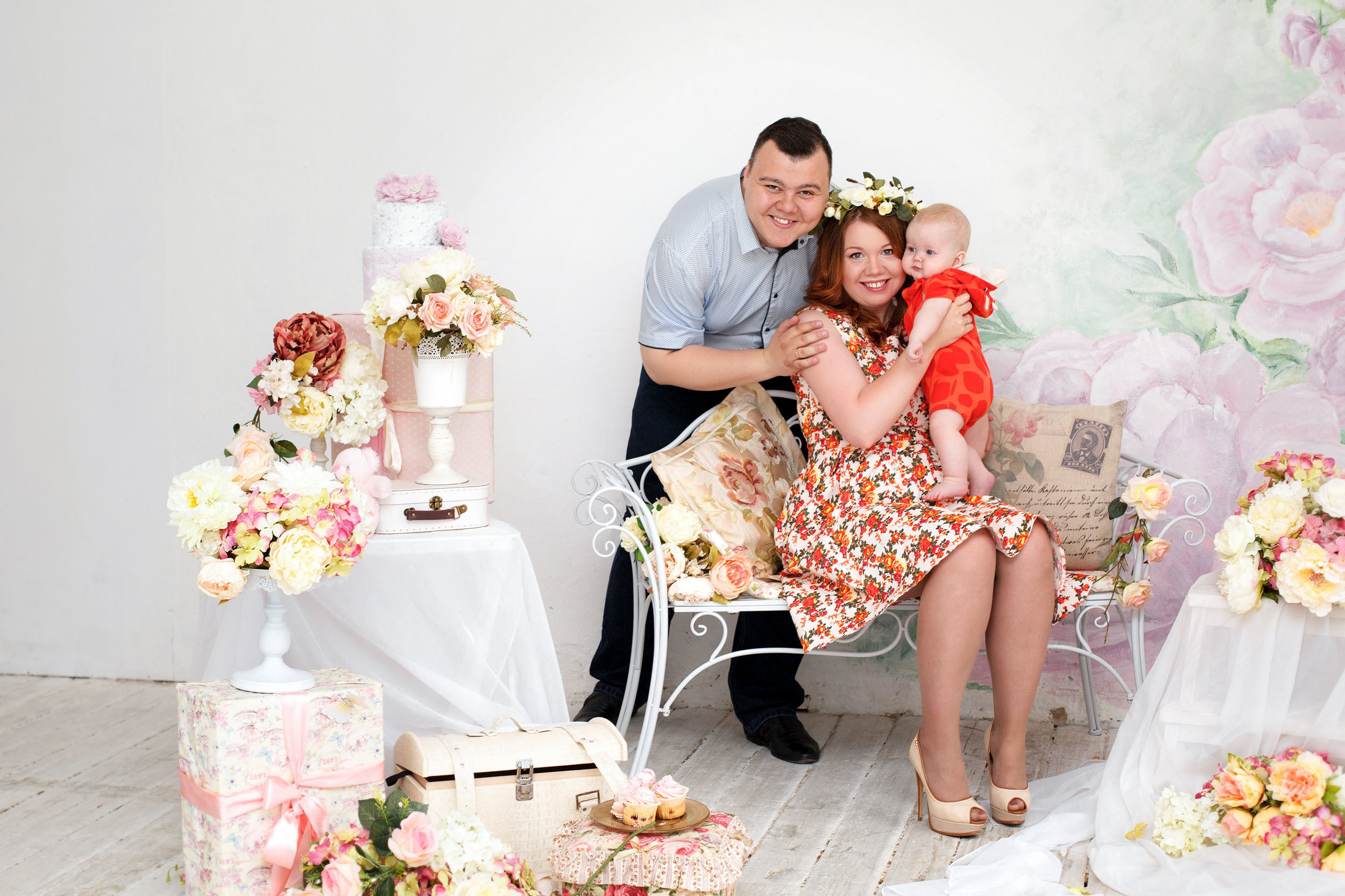 Семейная фотосессия для Ильи, Натальи и маленького Арсения
