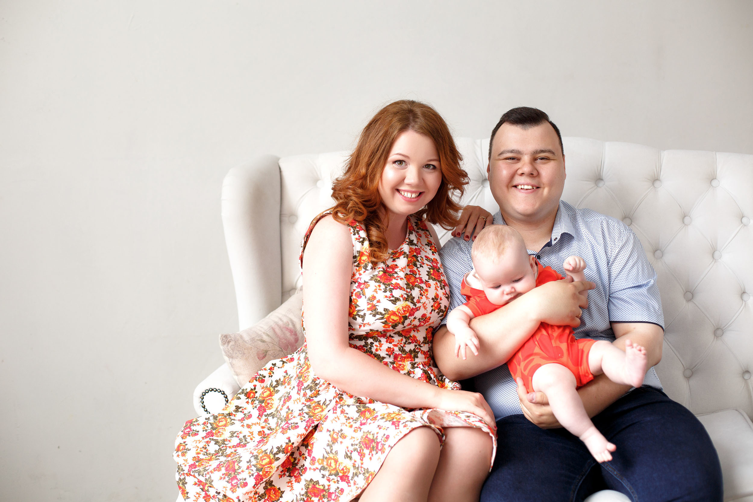 Семейная фотосессия для Ильи, Натальи и маленького Арсения