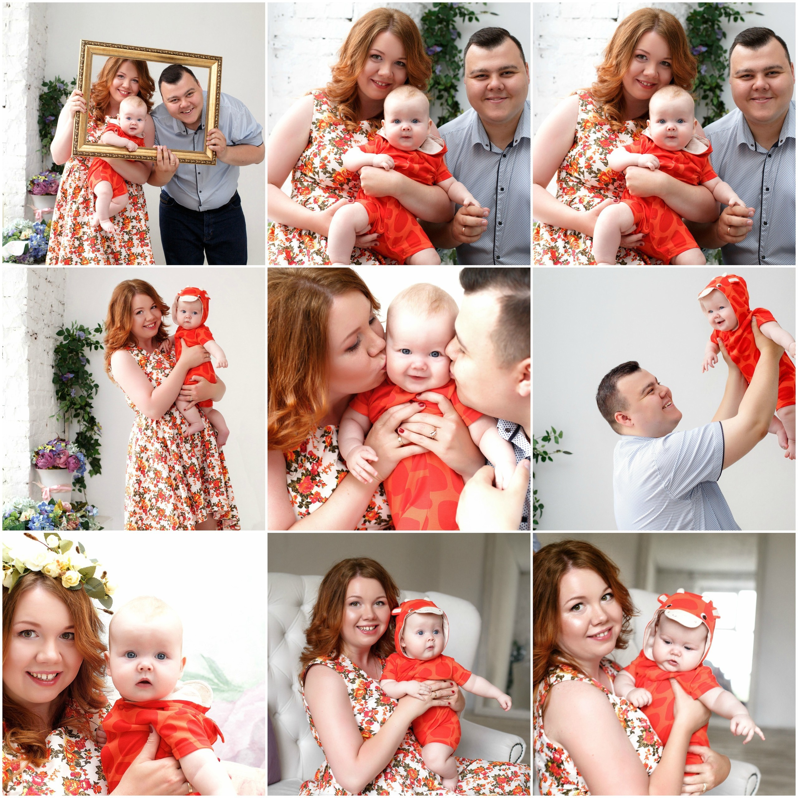 Семейная фотосессия для Ильи, Натальи и маленького Арсения