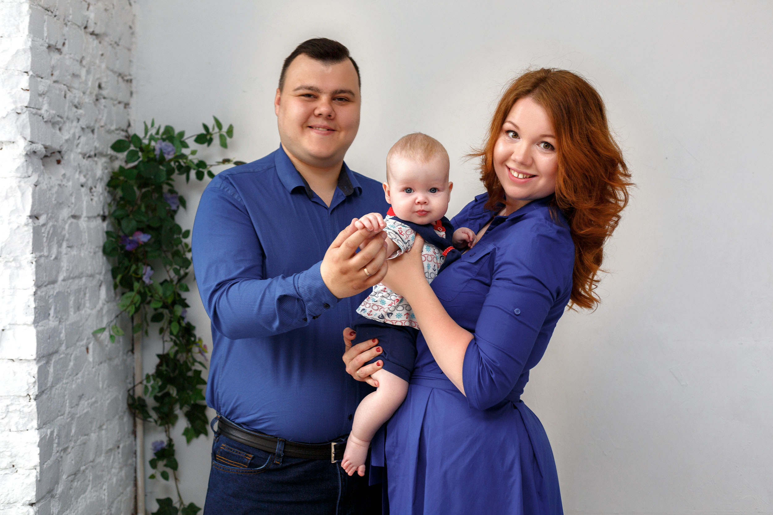Семейная фотосессия для Ильи, Натальи и маленького Арсения