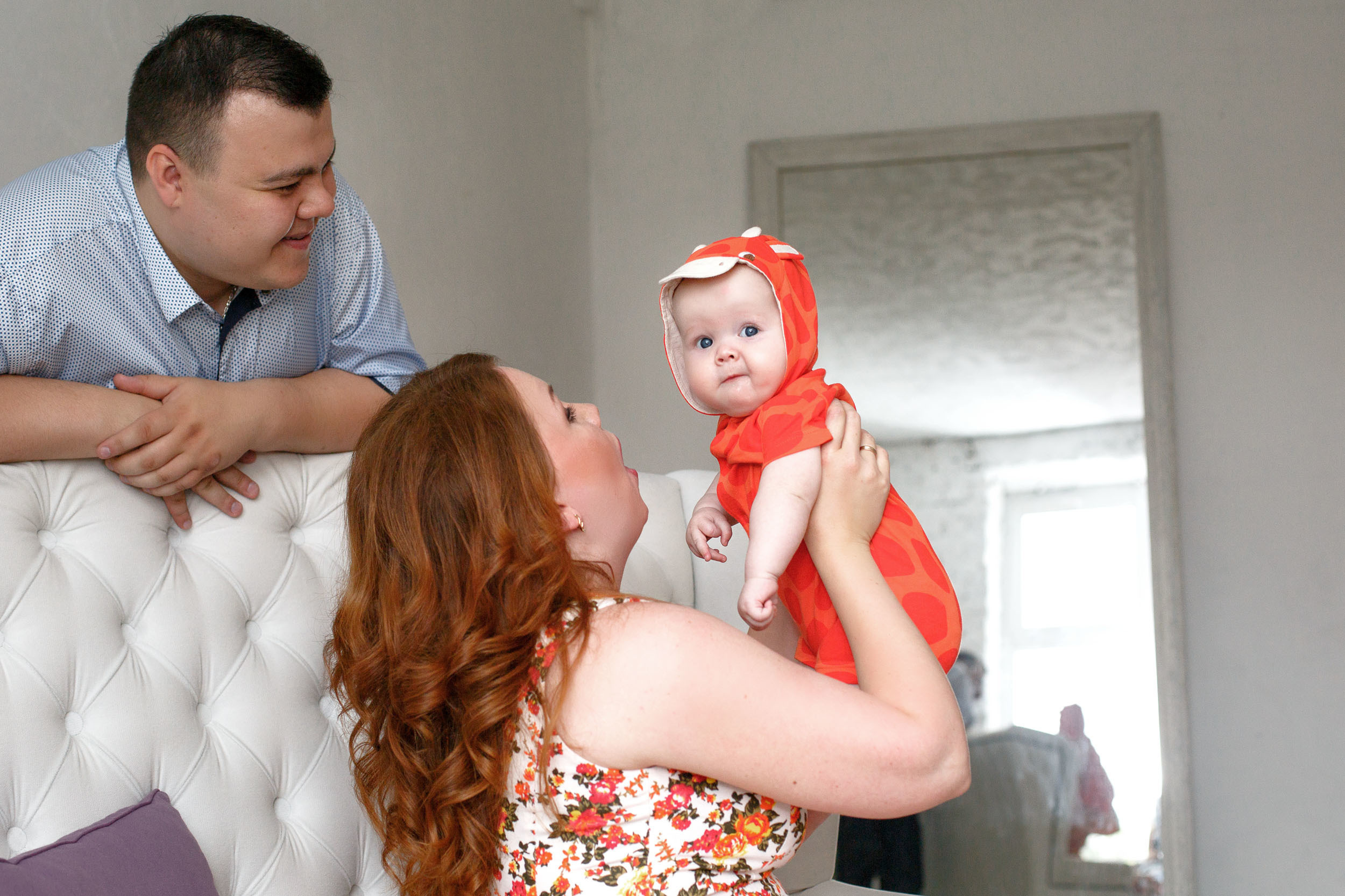 Семейная фотосессия для Ильи, Натальи и маленького Арсения