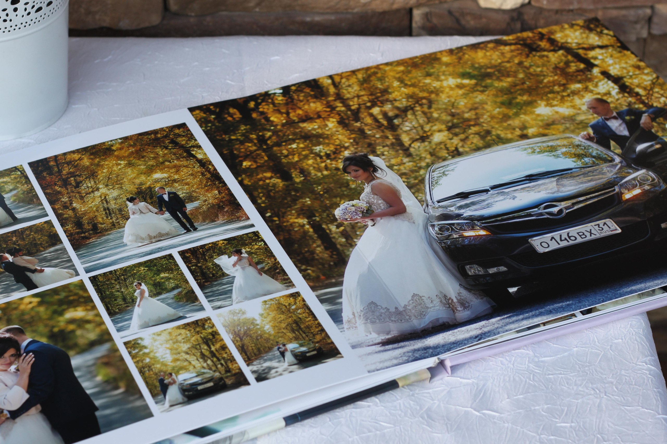 Заказать свадебную фотокнигу. Стильные выпускные альбомы в Старом Осколе. Свадебные фотокниги