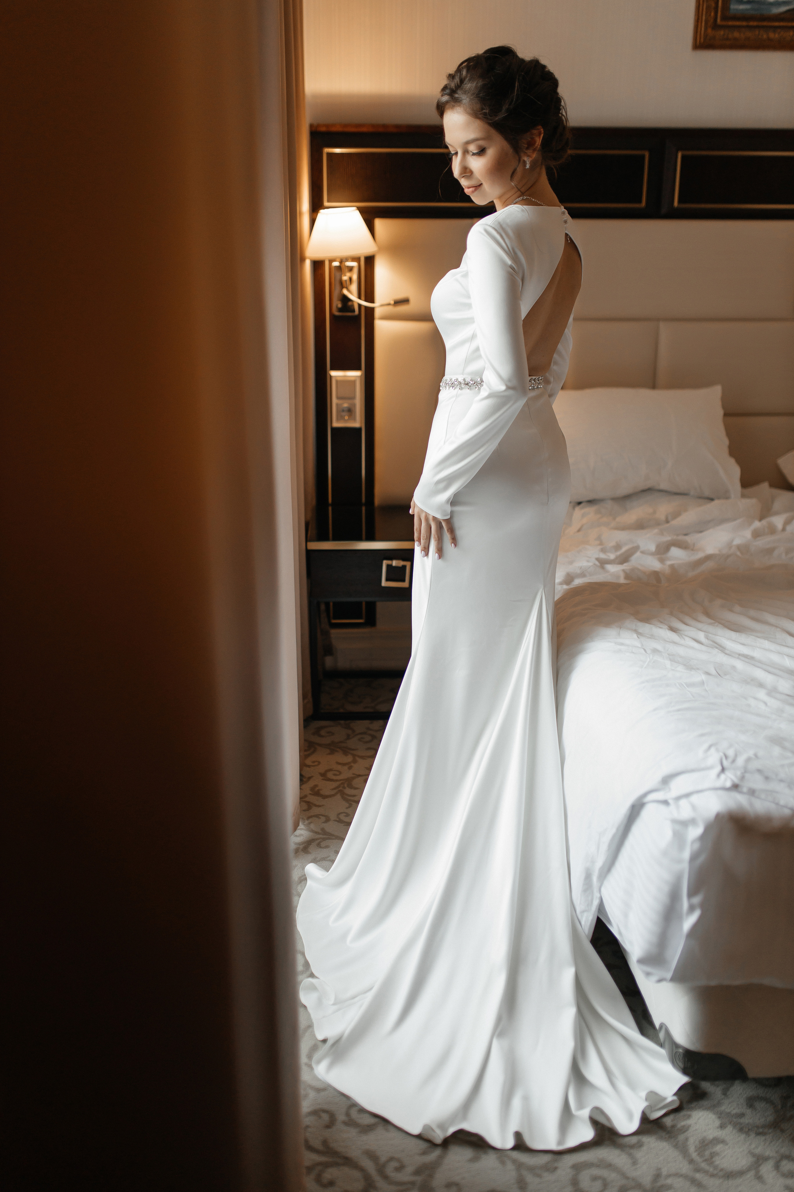 Портретные фотографии молодожёны свадебная фотосессия сборы невесты