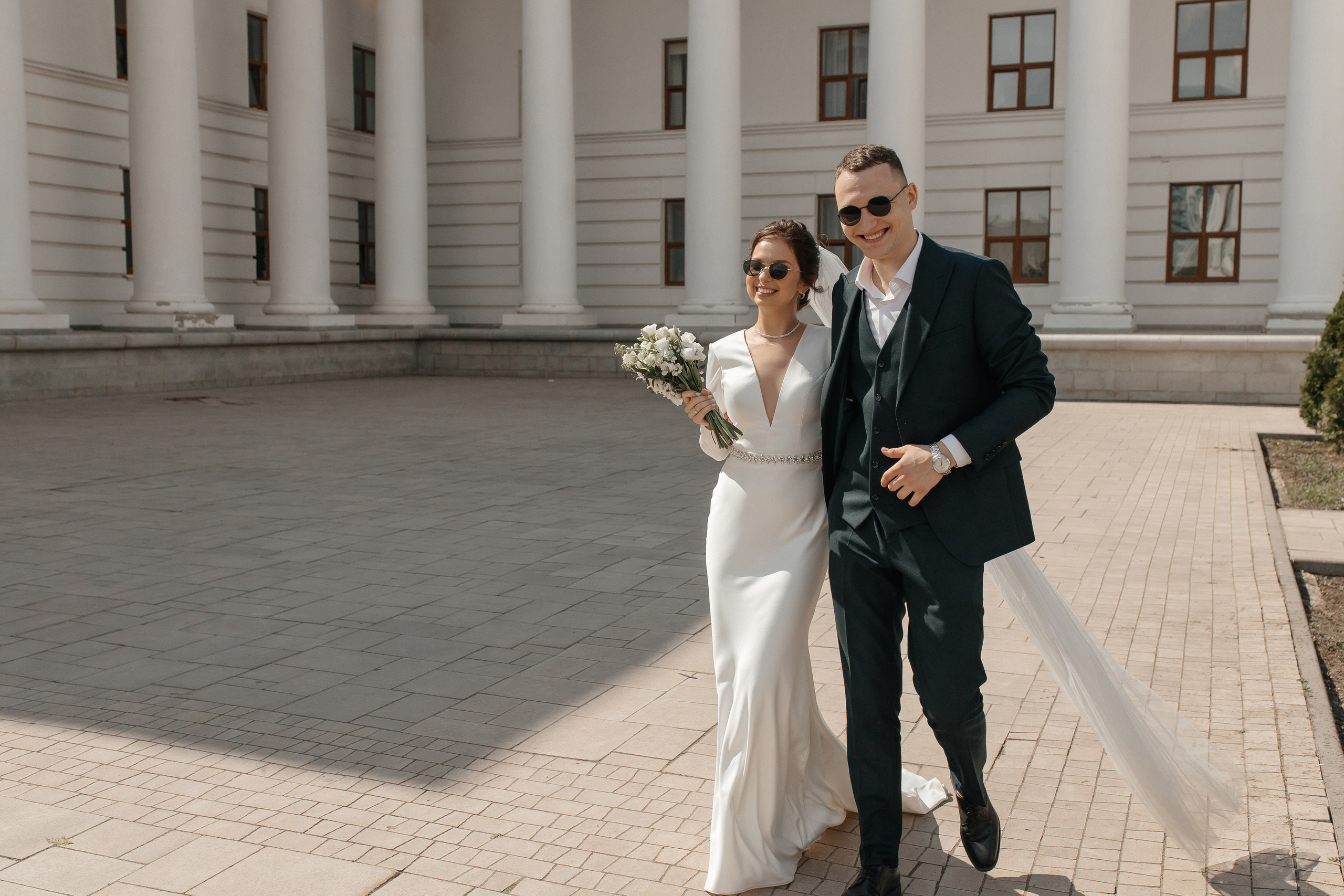 Портретные фотографии молодожёны свадебная фотосессия сборы невесты