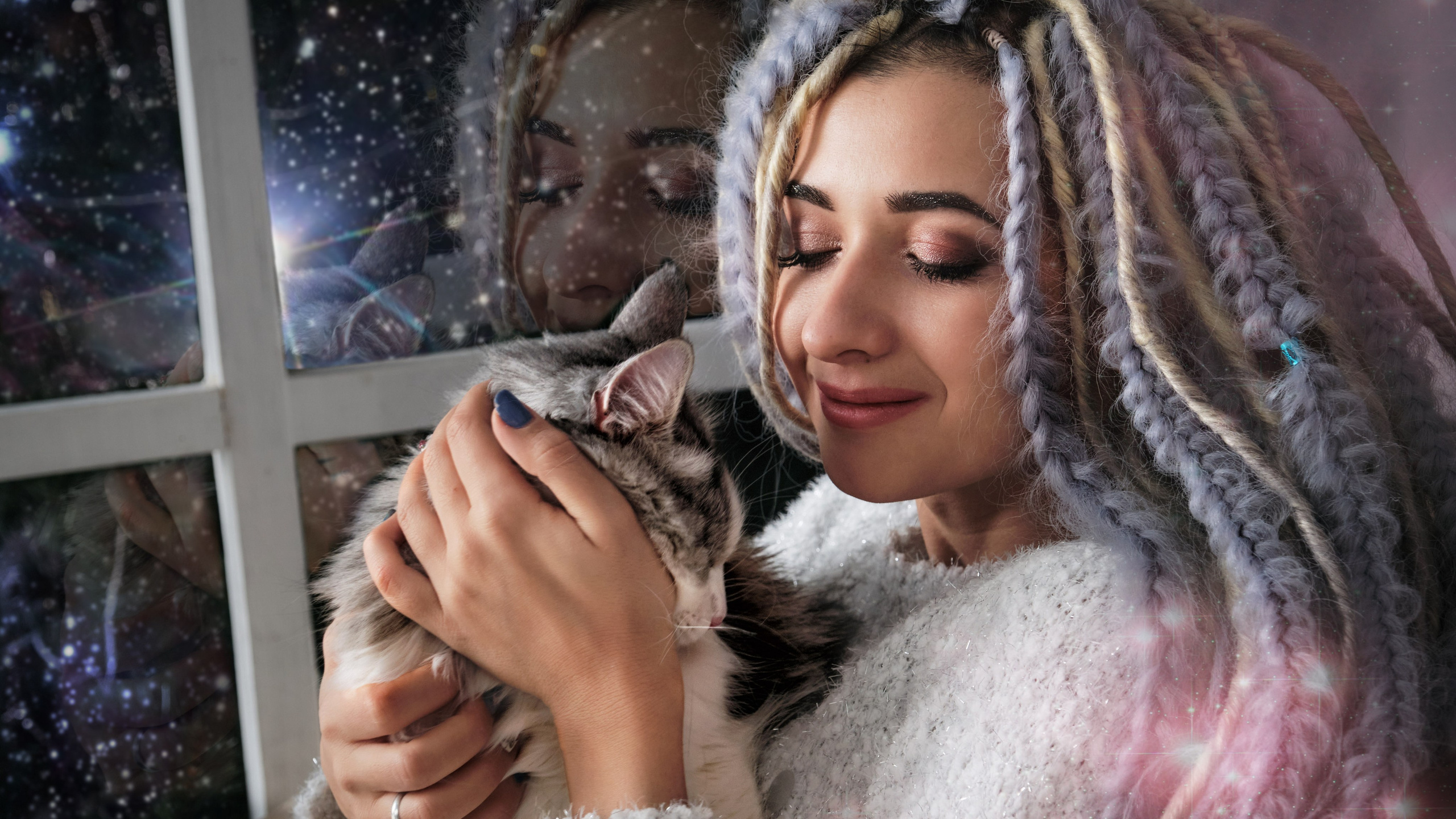 Фотосессия девушки в Самаре с макияжем и одеждой