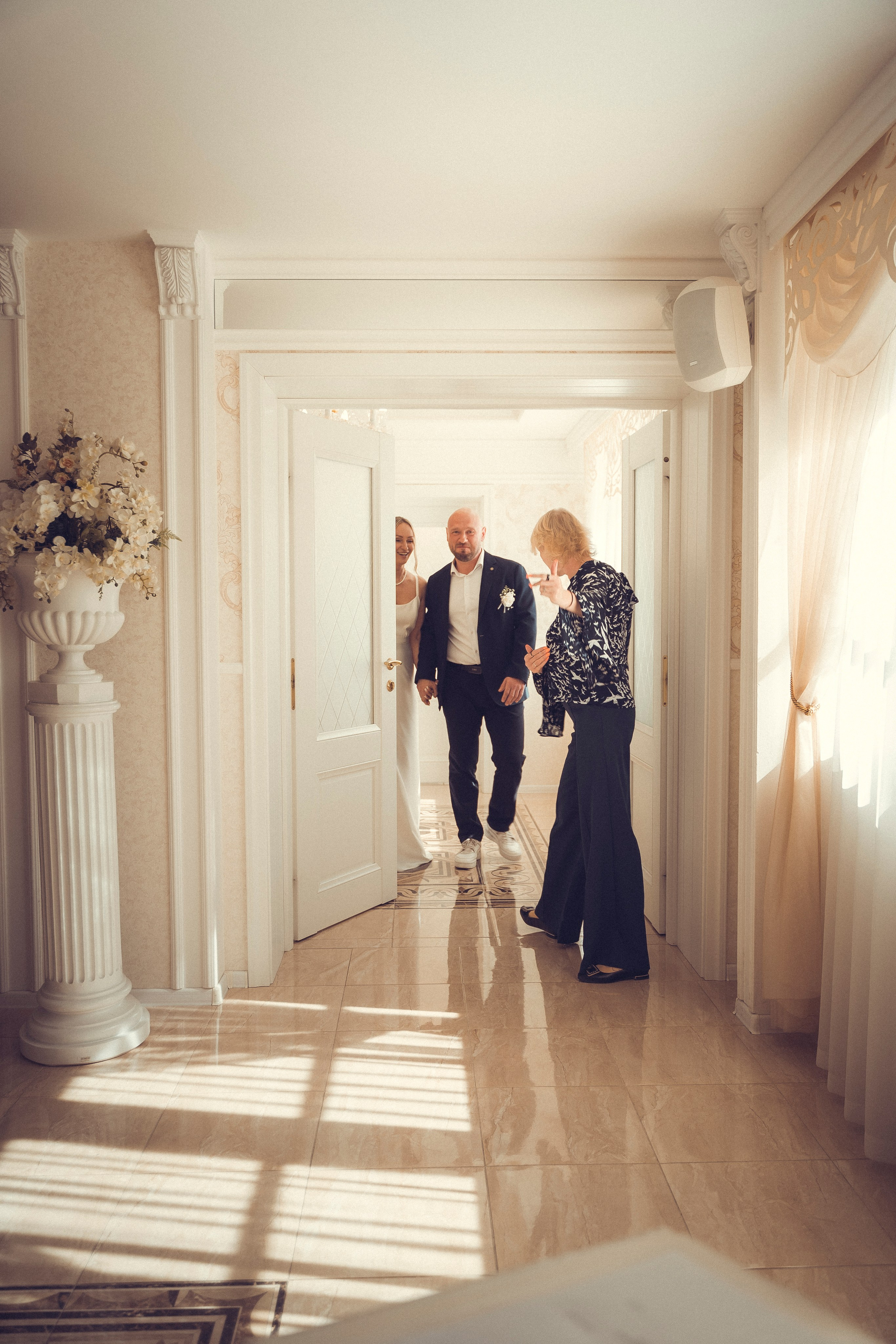 Регистрация в городе Петергоф. Свадебная фотосессия.