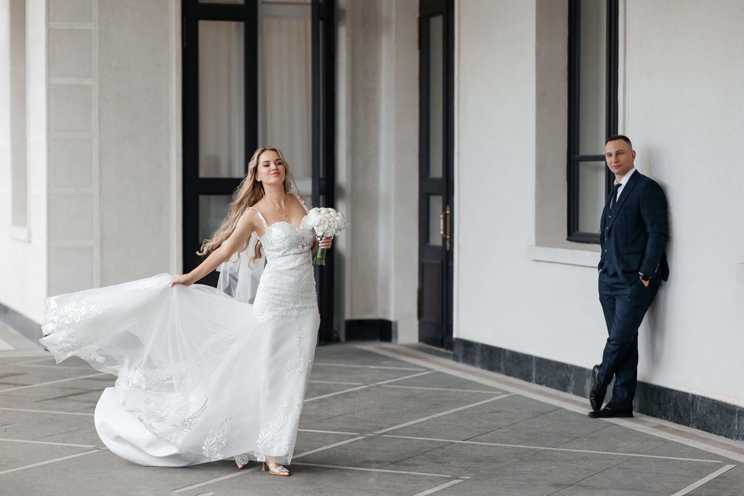 Свадебная фотосессия на Речном вокзале