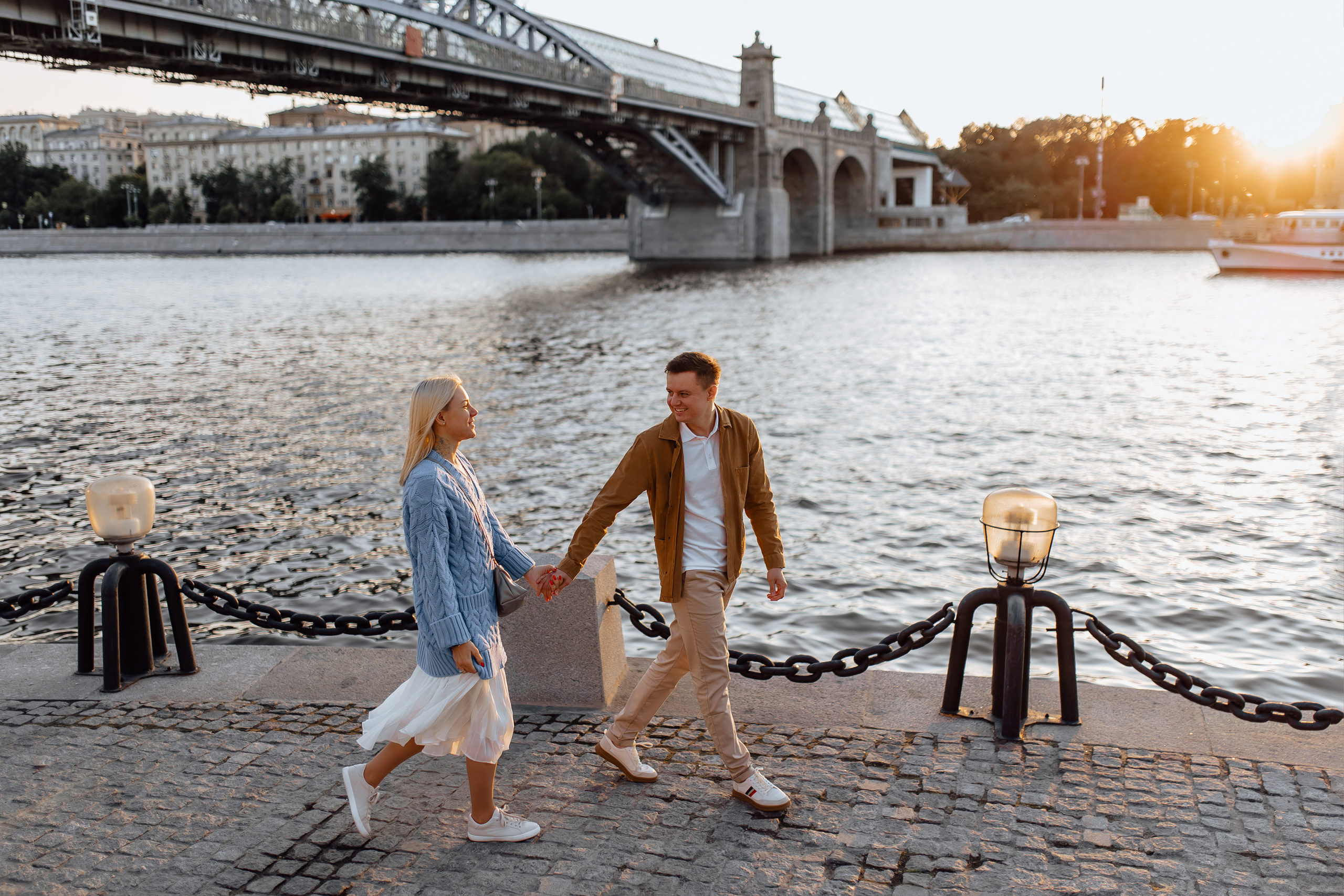 Lovestory в парке Горького. Свадебный фотограф в Москве Дарья Олендарёва