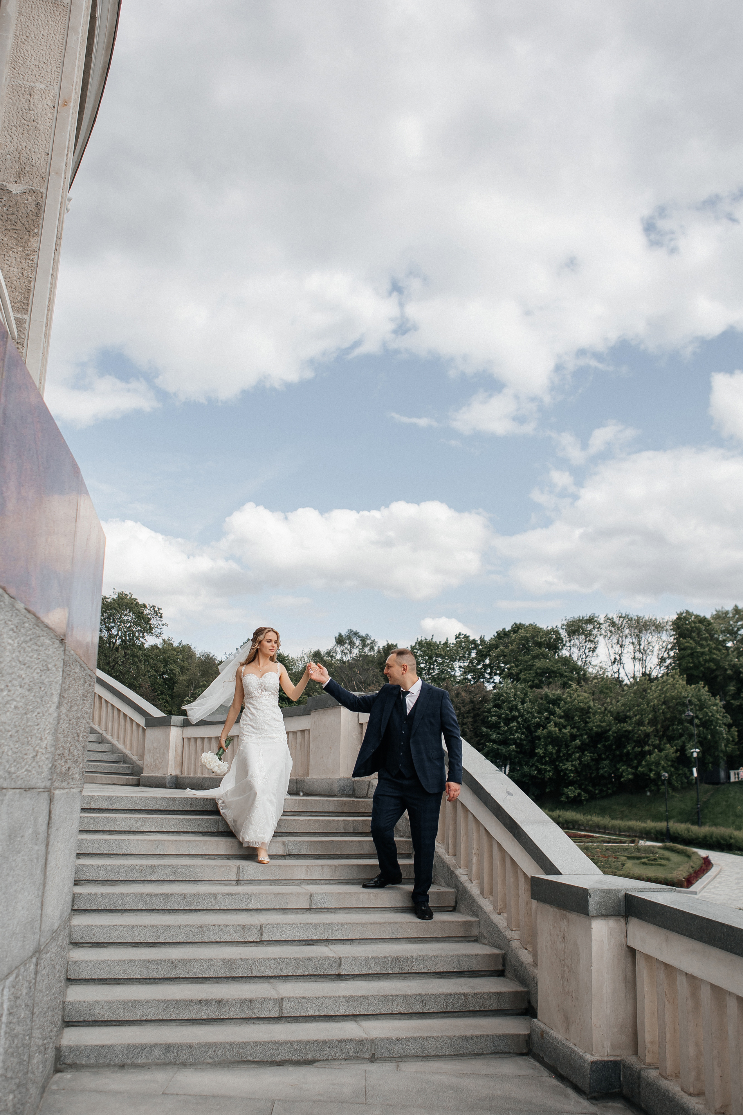 Свадебная фотосессия на Речном вокзале