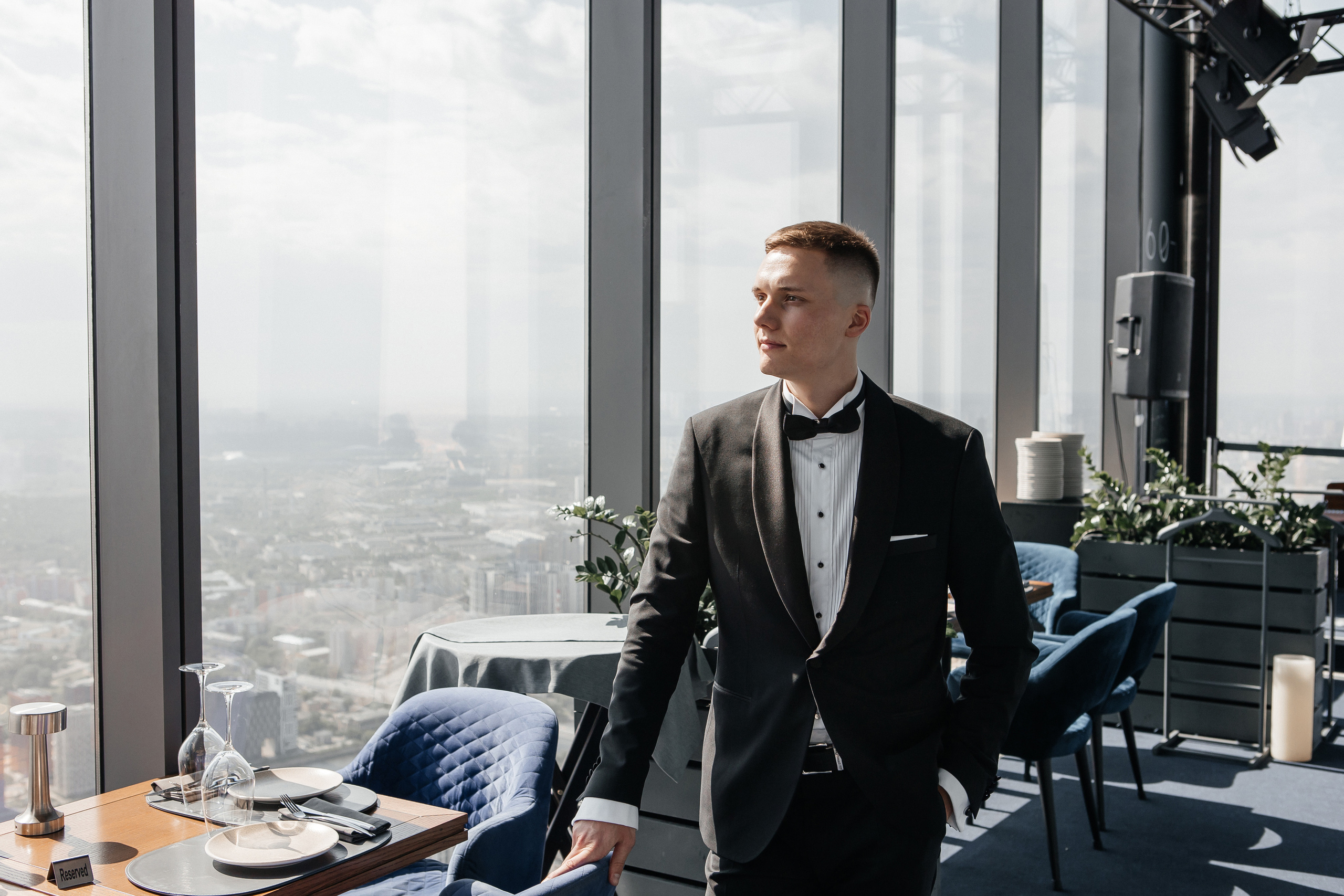 Свадебная фотосессия в Москва-Сити Башня Федерация Панорама 360