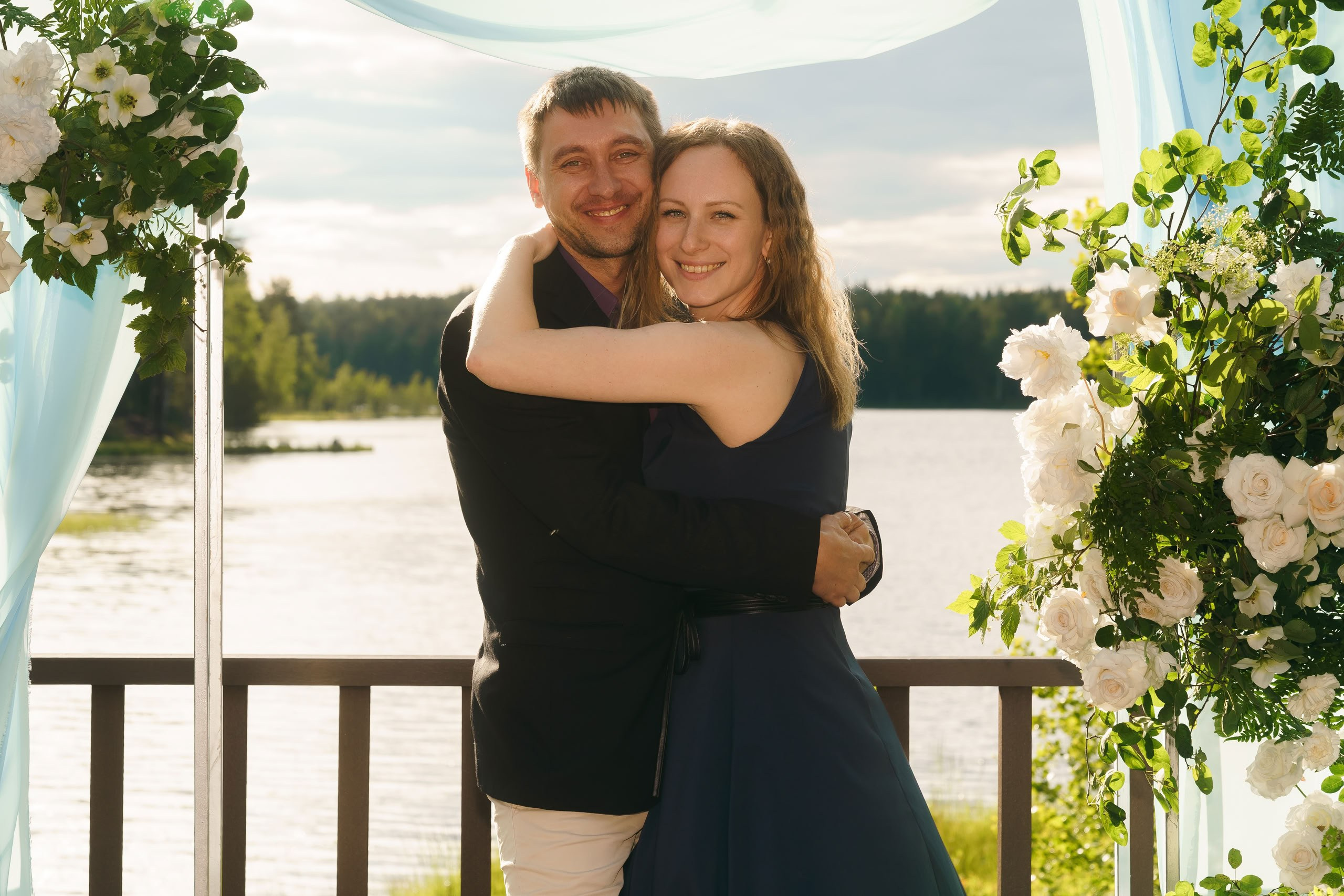 Мария и Михаил — прогулка у озера и церемония. Свадебный фотограф Дмитрий Родионов — Санкт-Петербург и Ленинградская область