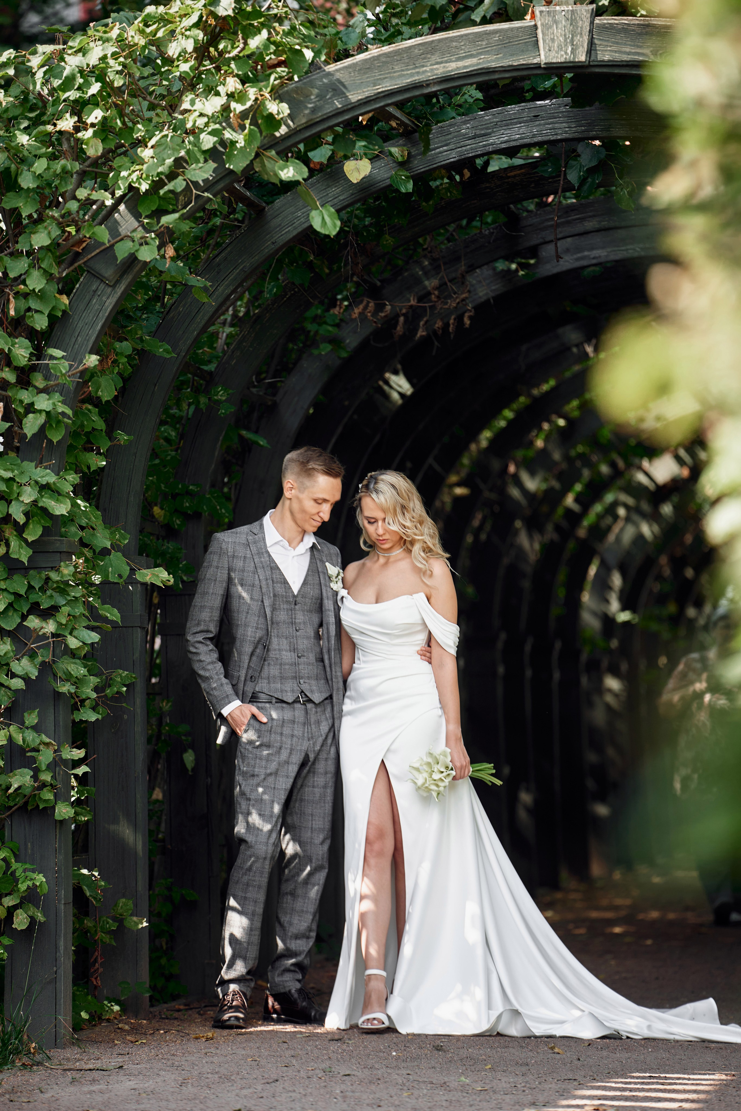 Свадебняа Фотосессия Николая и Анастасии в Кусково