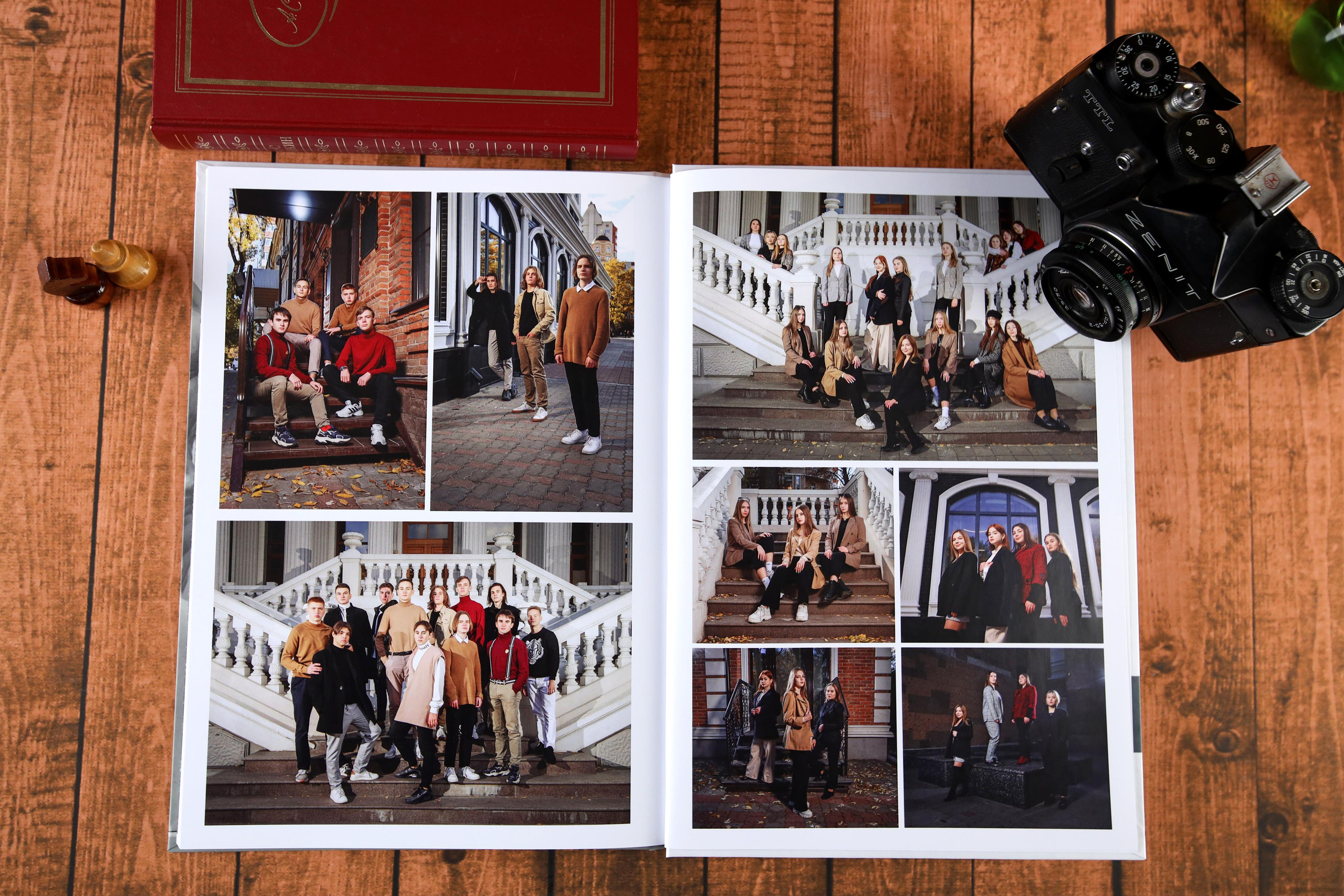 Эксклюзивная фотокнига выпускника «Цитатник». Выпускной альбом Новосибирск