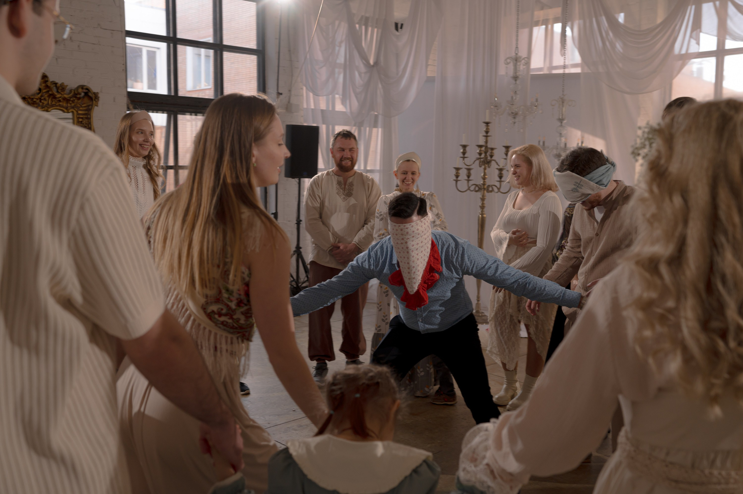 Юбилей в стиле русских народных. Семейный, свадебный и репортажный фотограф в Москве Анастасия Светлова