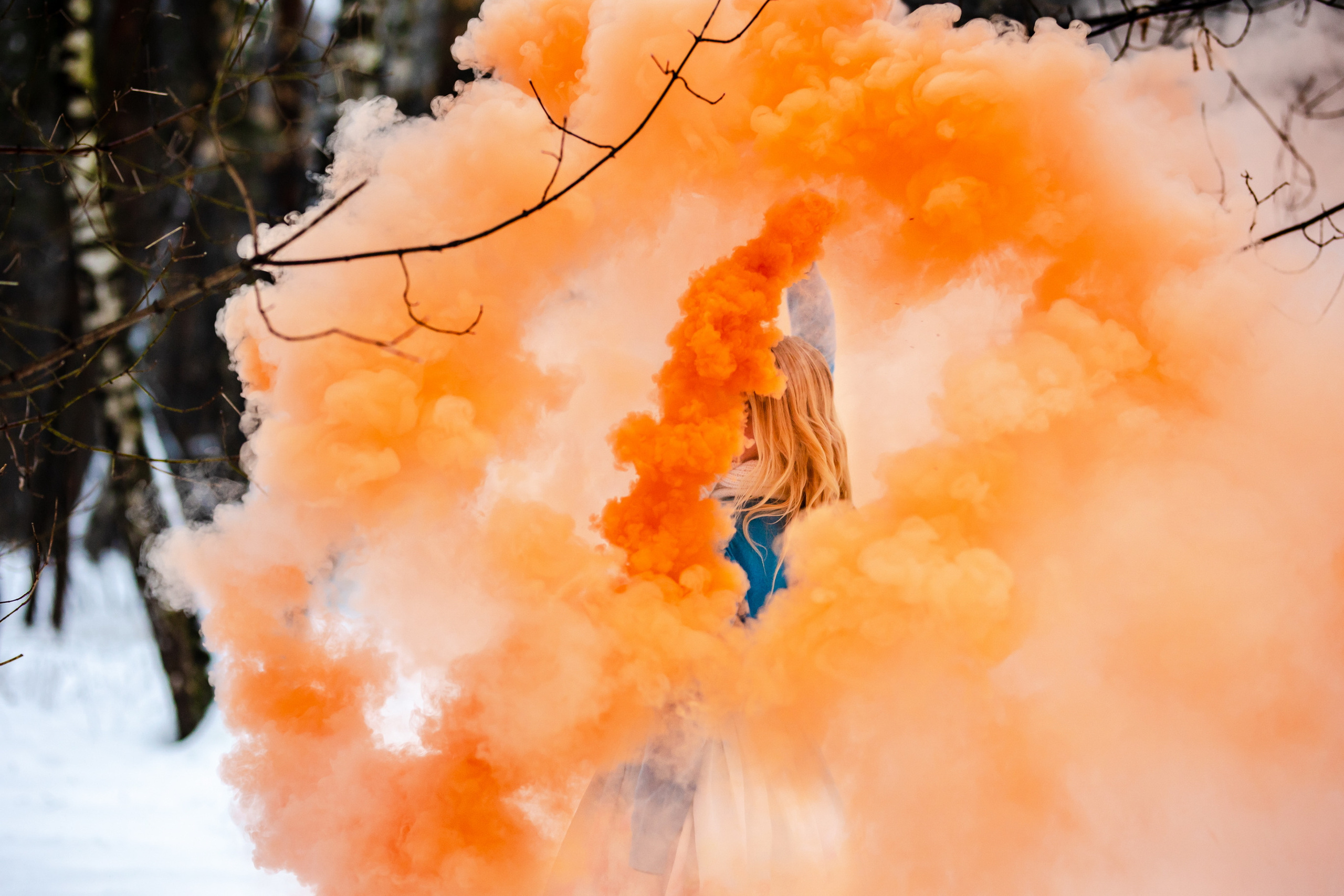 Яркая фотосессия в зимнем лесу. Фотограф Сергей Лукьянов @xapeton_photo Москва