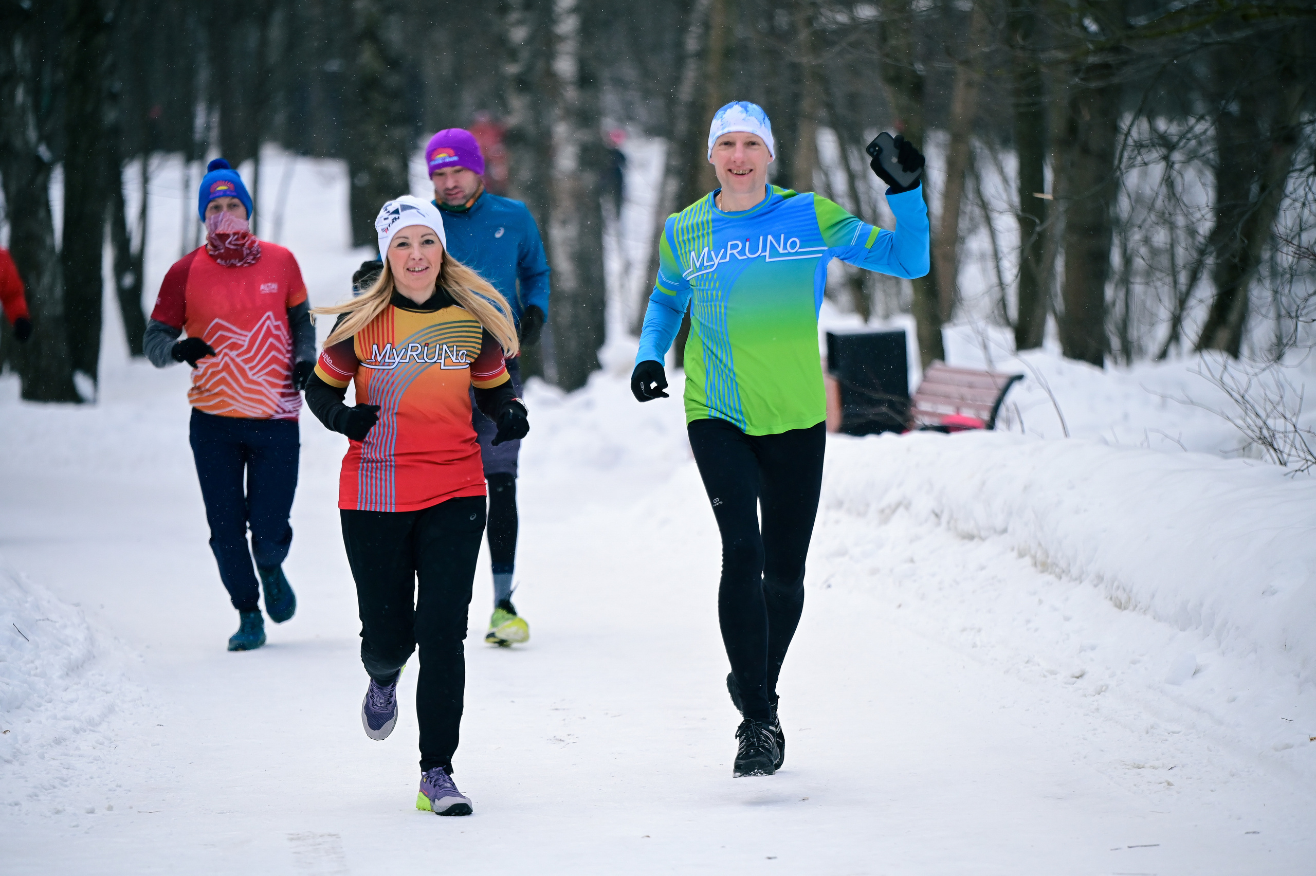 Sat9am5km x GRI (Кузьминки 18.02.23). Фотограф | Ирина Гамзинова | Москва