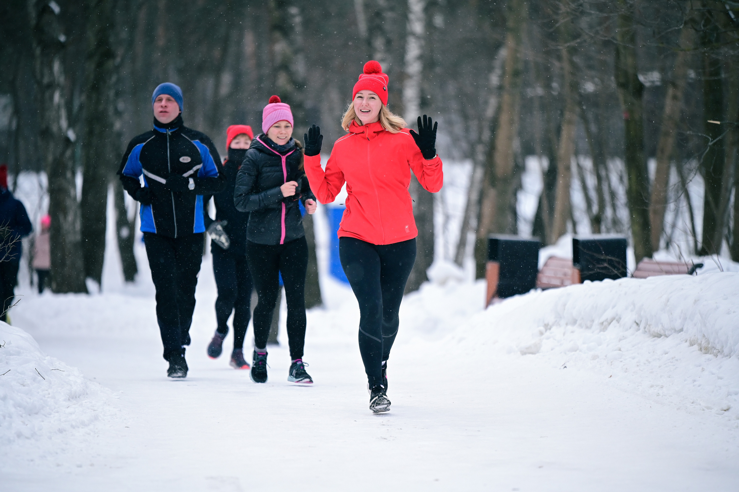 Sat9am5km x GRI (Кузьминки 18.02.23). Фотограф | Ирина Гамзинова | Москва
