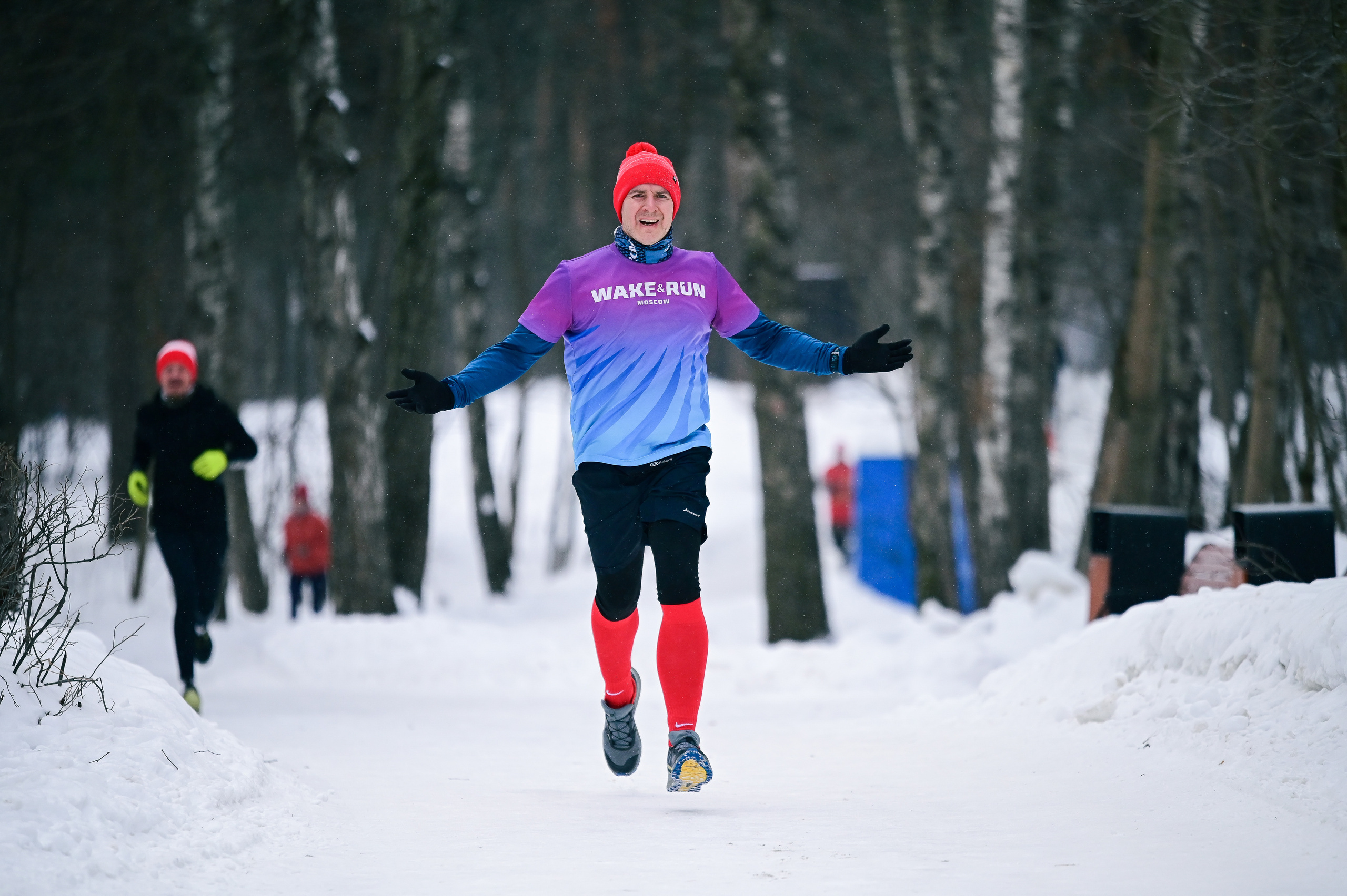 Sat9am5km x GRI (Кузьминки 18.02.23). Фотограф | Ирина Гамзинова | Москва