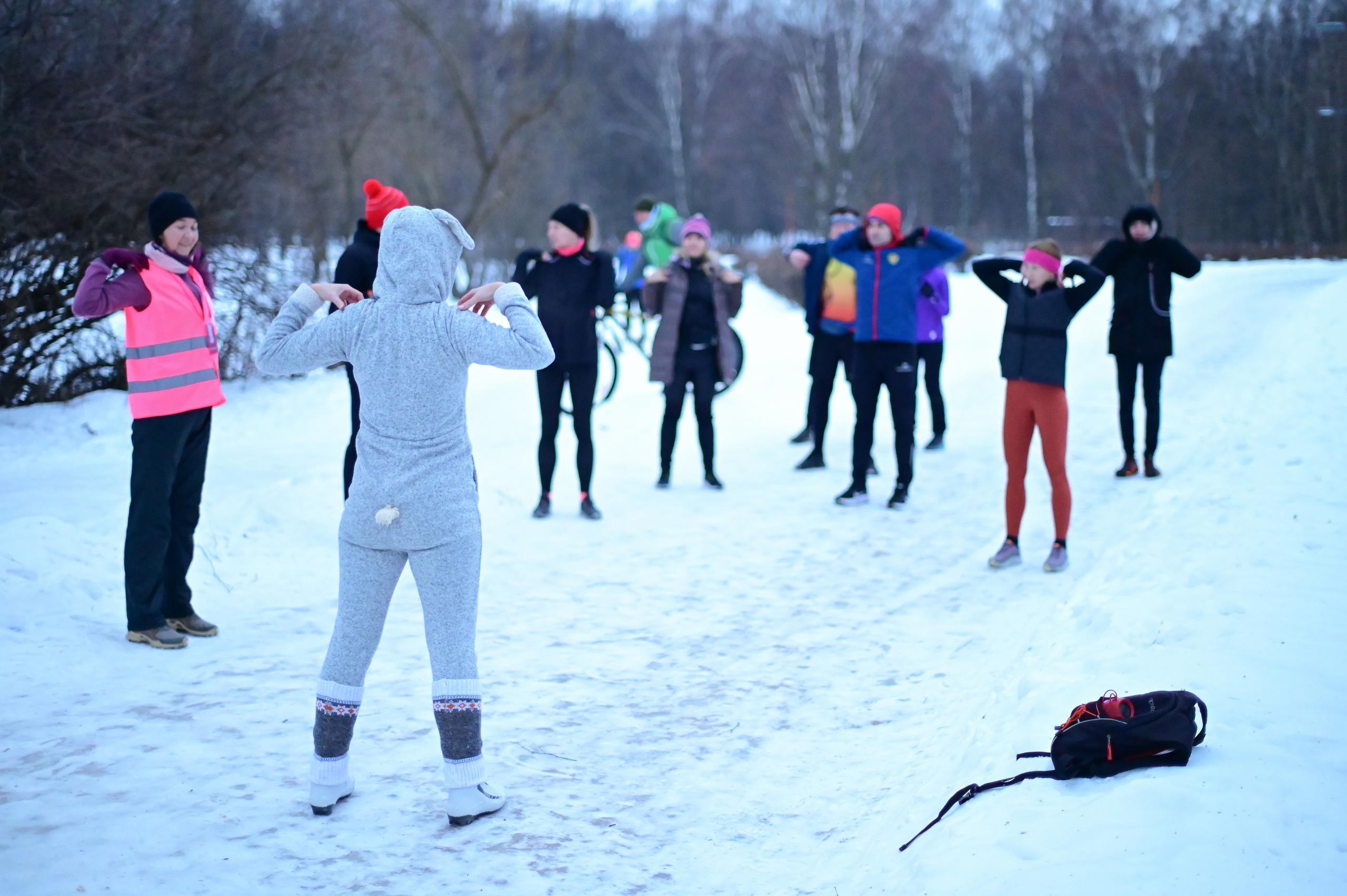 Sat9am5km Кусково (14.01.23). Фотограф | Ирина Гамзинова | Москва