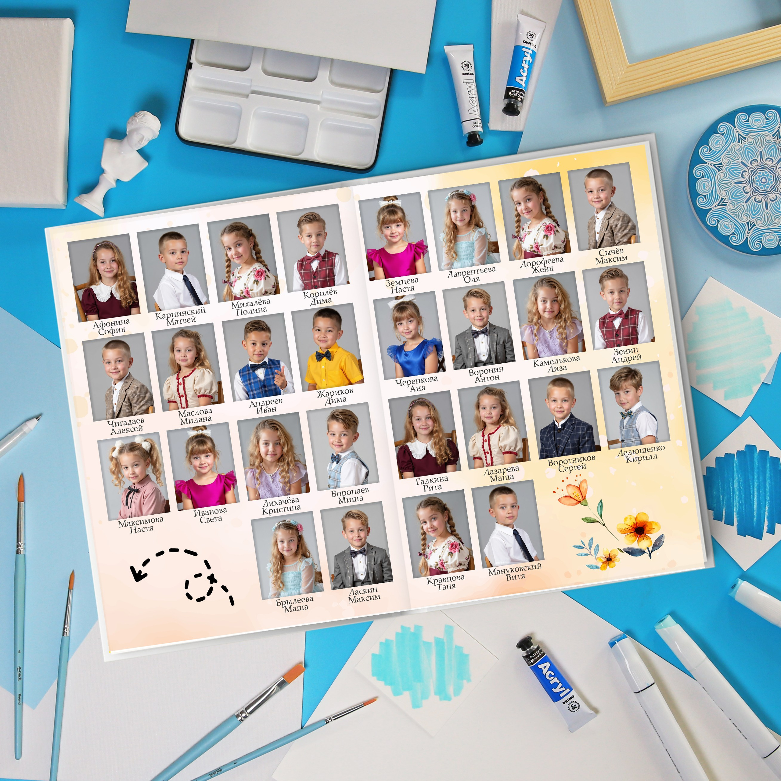Подсолнух. Выпускные альбомы фотокниги и фотосъёмка в детском саду и школе. Воронеж, Липецк и области. Фотостудия «Солнечный Фотик»