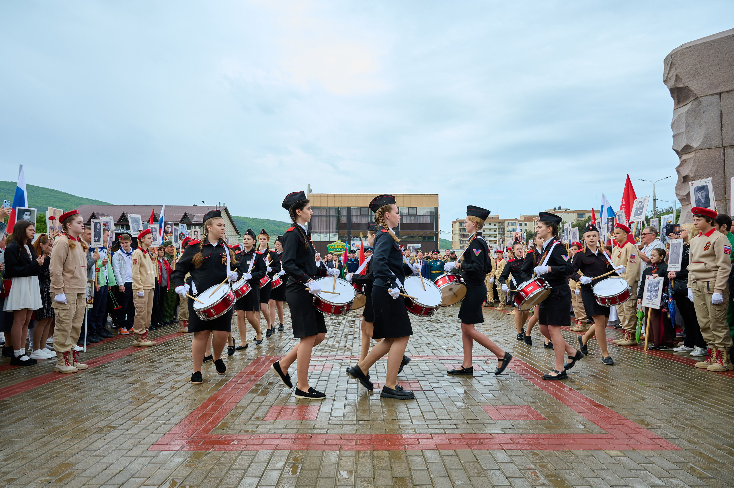 Митинг 9 мая. Кабардинка. Жизнь курорта Кабардинка в фотографиях
