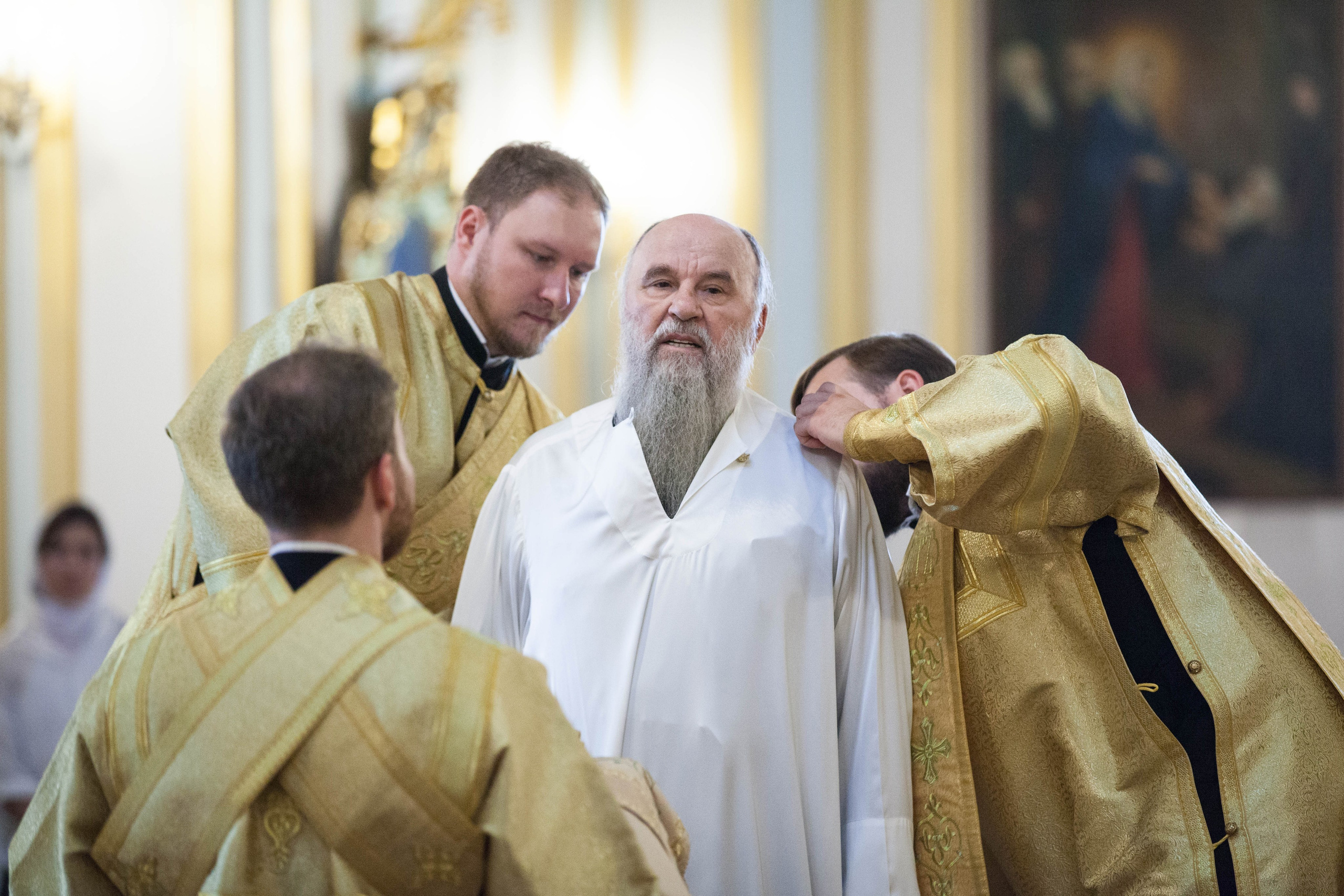 МИТРОПОЛИТ ВАРСОНОФИЙ СОВЕРШИЛ БОЖЕСТВЕННУЮ ЛИТУРГИЮ В НИКОЛО-БОГОЯВЛЕНСКОМ СОБОРЕ. НИКОЛО-БОГОЯВЛЕНСКИЙ МОРСКОЙ СОБОР