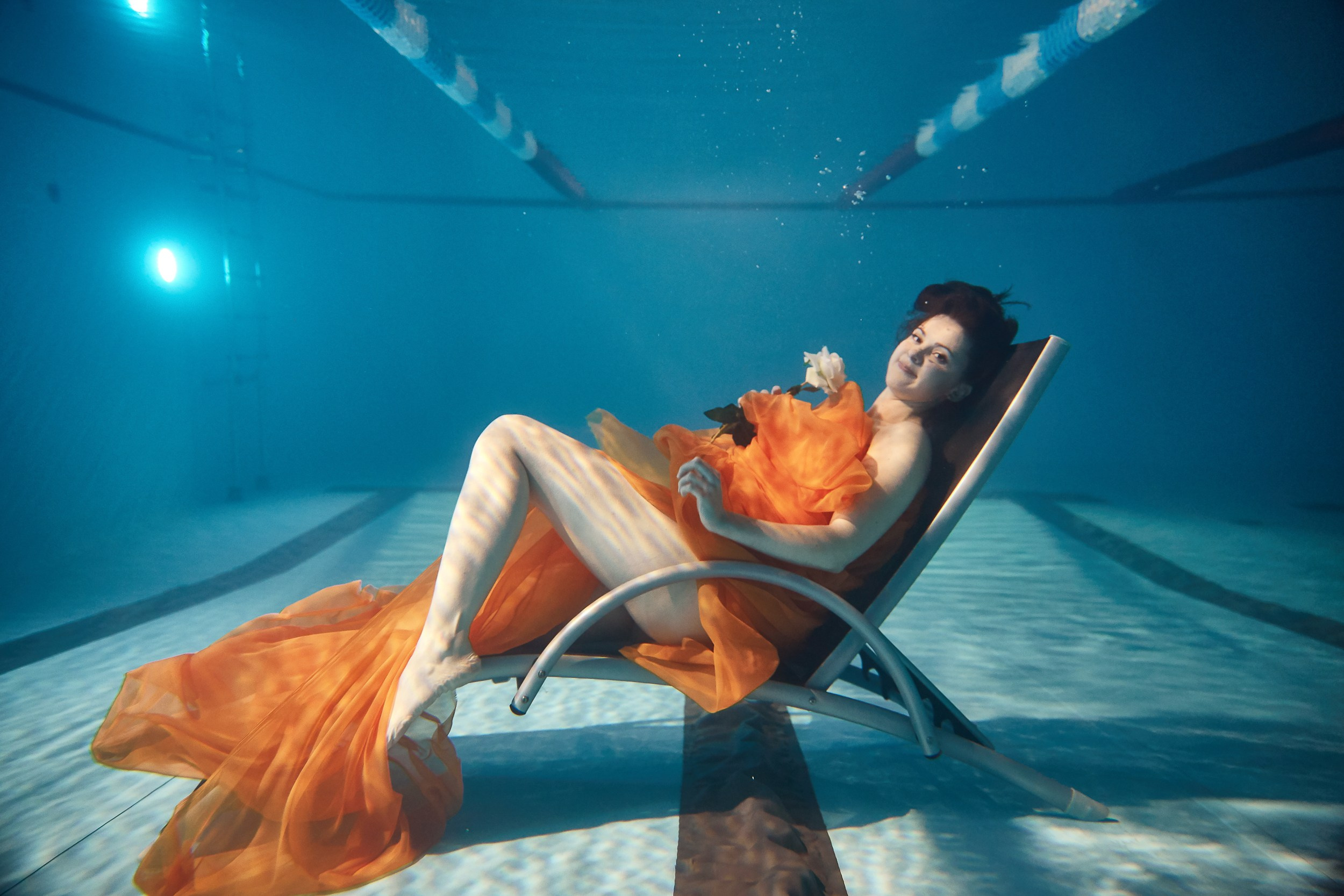 Подводная фотосессия в бассейне г. Ярославль. Фотограф Михаил Семенов