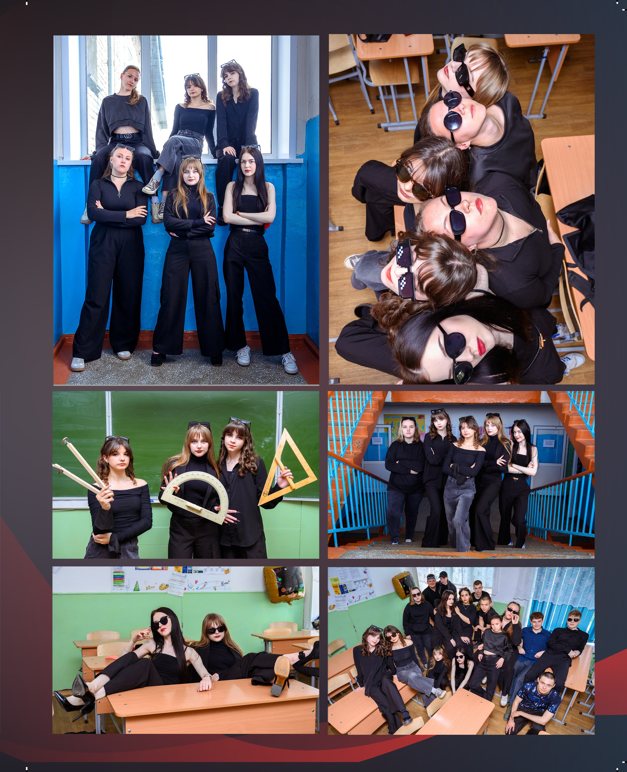 Выпускной альбом для старших классов на 7 разворотов. Фотограф. Выпускные альбомы в Барнауле