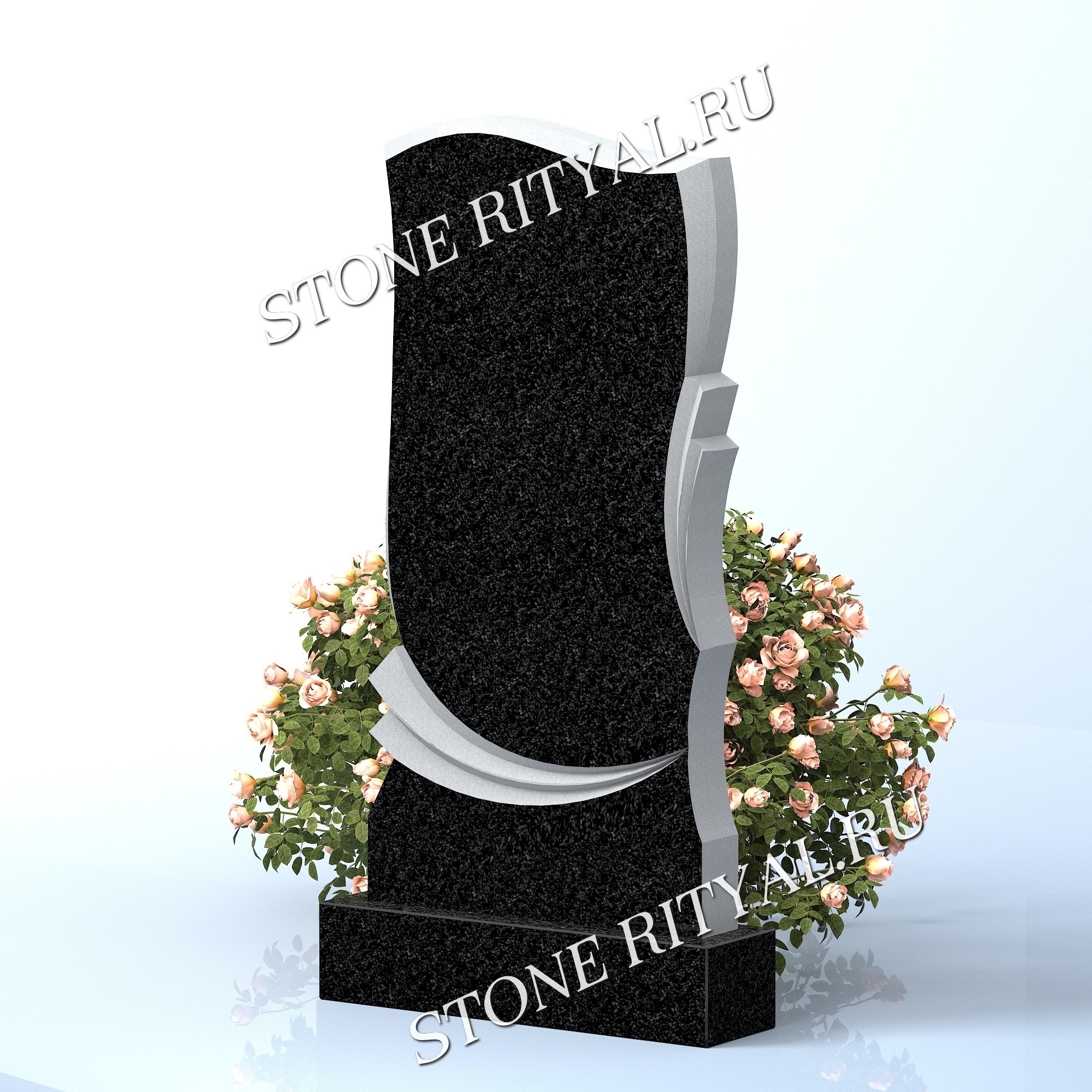 Вертикальные памятники прямые. Изготовление и установка памятников в Москве и МО