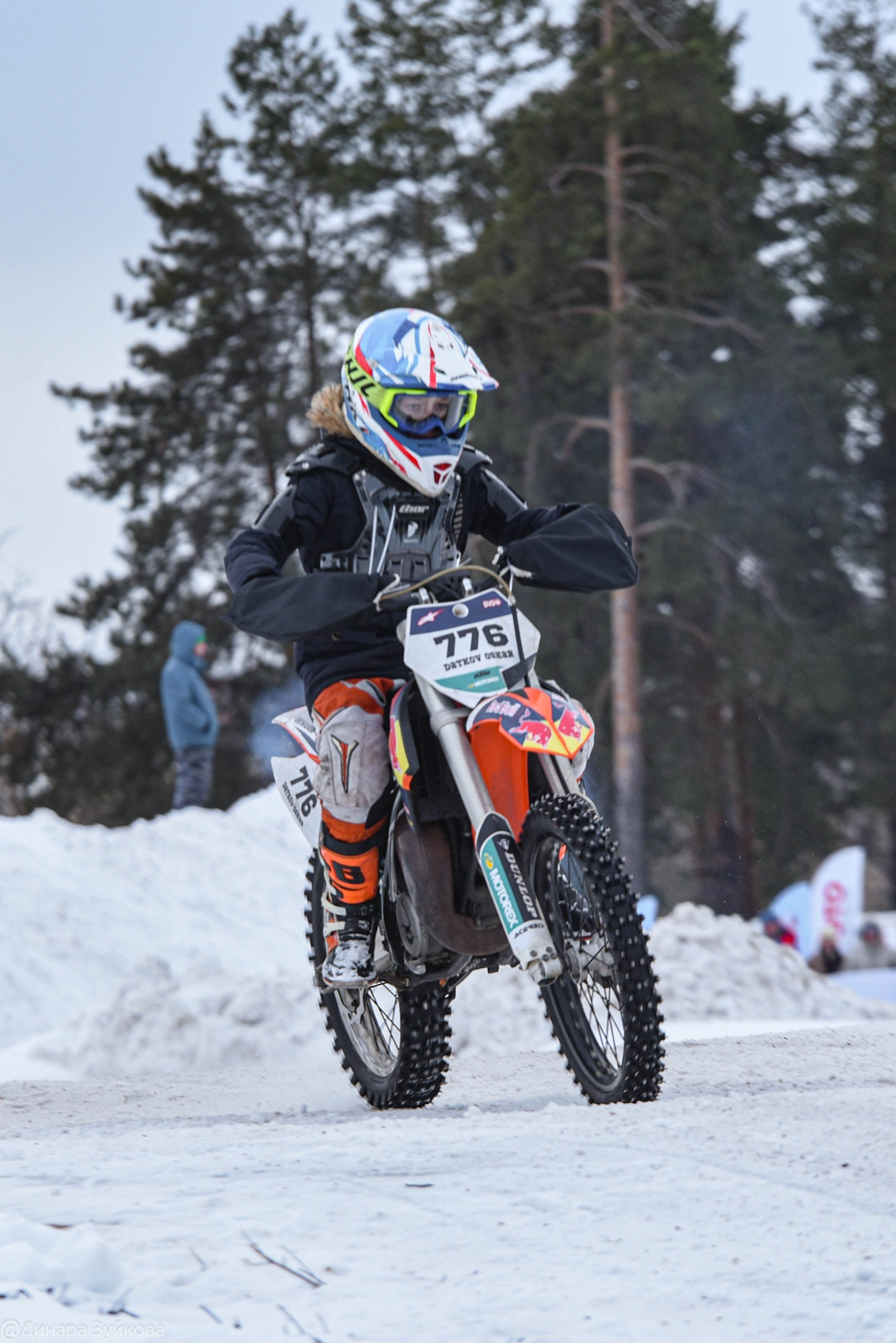 3 этап зимнего чемпионата по мотокроссу в г. Дзержинск. Мотофотограф в Нижнем Новгороде Динара Зуйкова