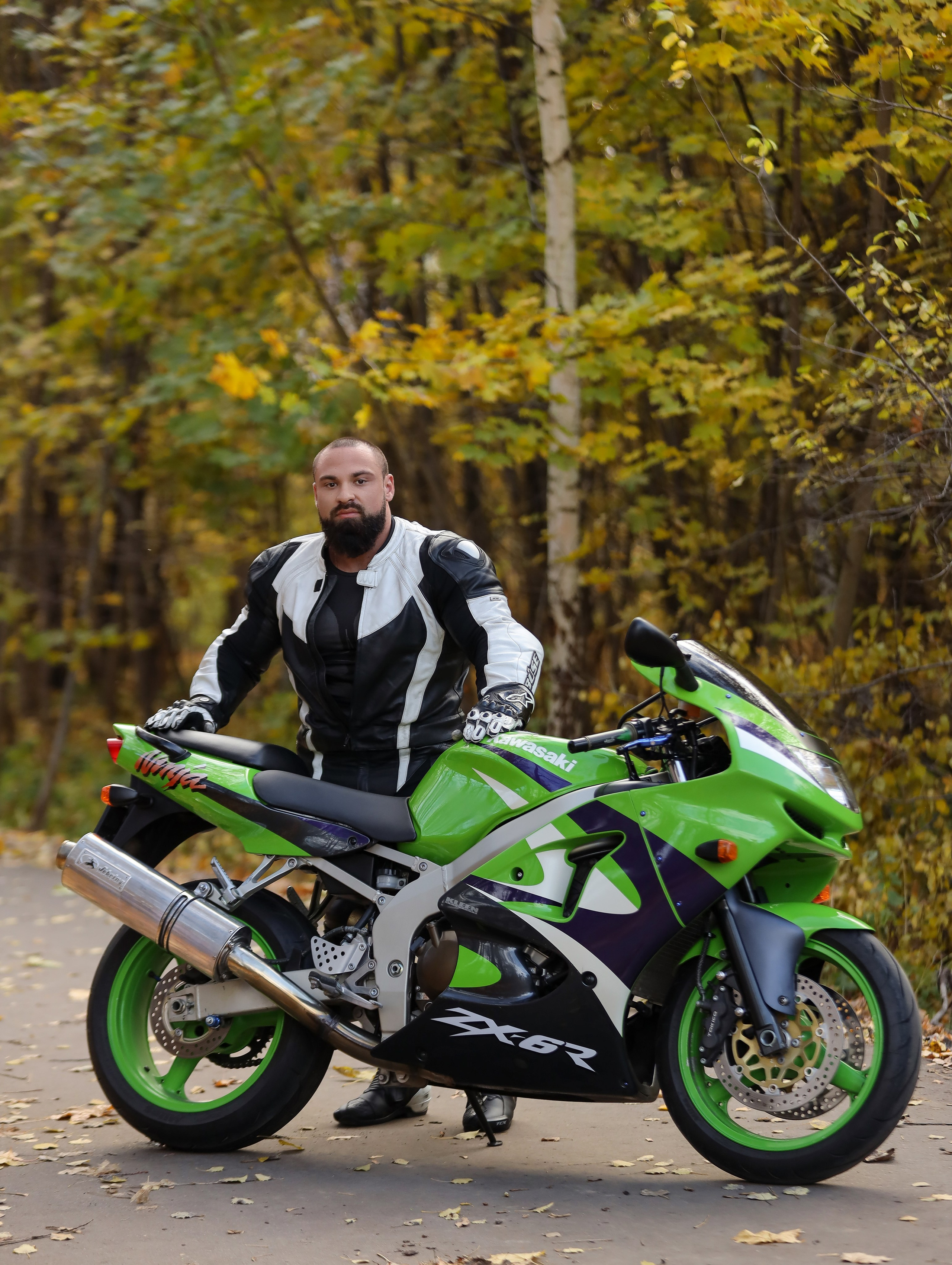 Виталий Kawasaki ZX6R. Фотограф Антон Чупринин
