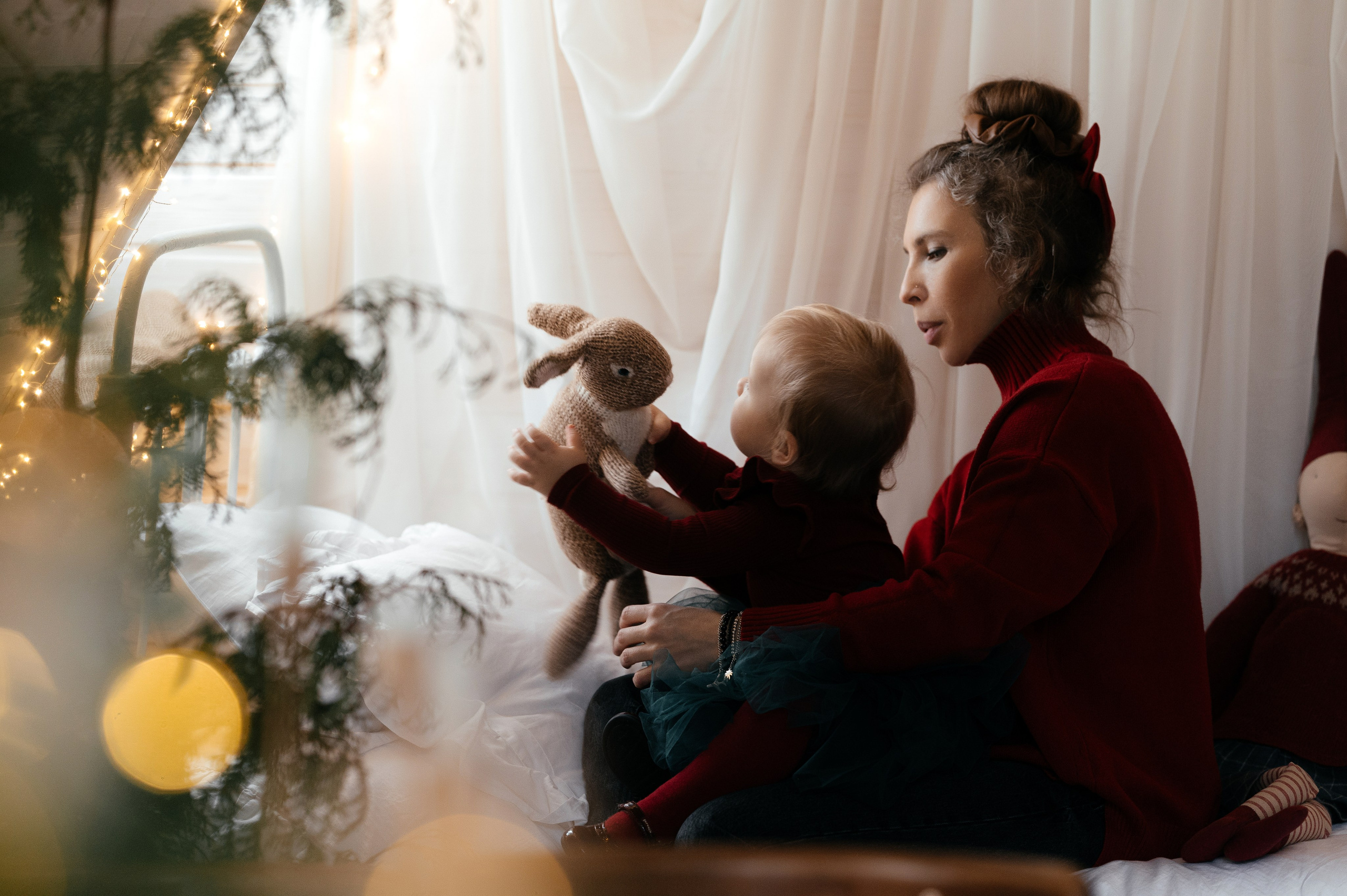 Семейная фотосессия в Домике Элли на новый год. Свадебный и семейный фотограф Виктория Носачёва. Щелково, Москва и МО