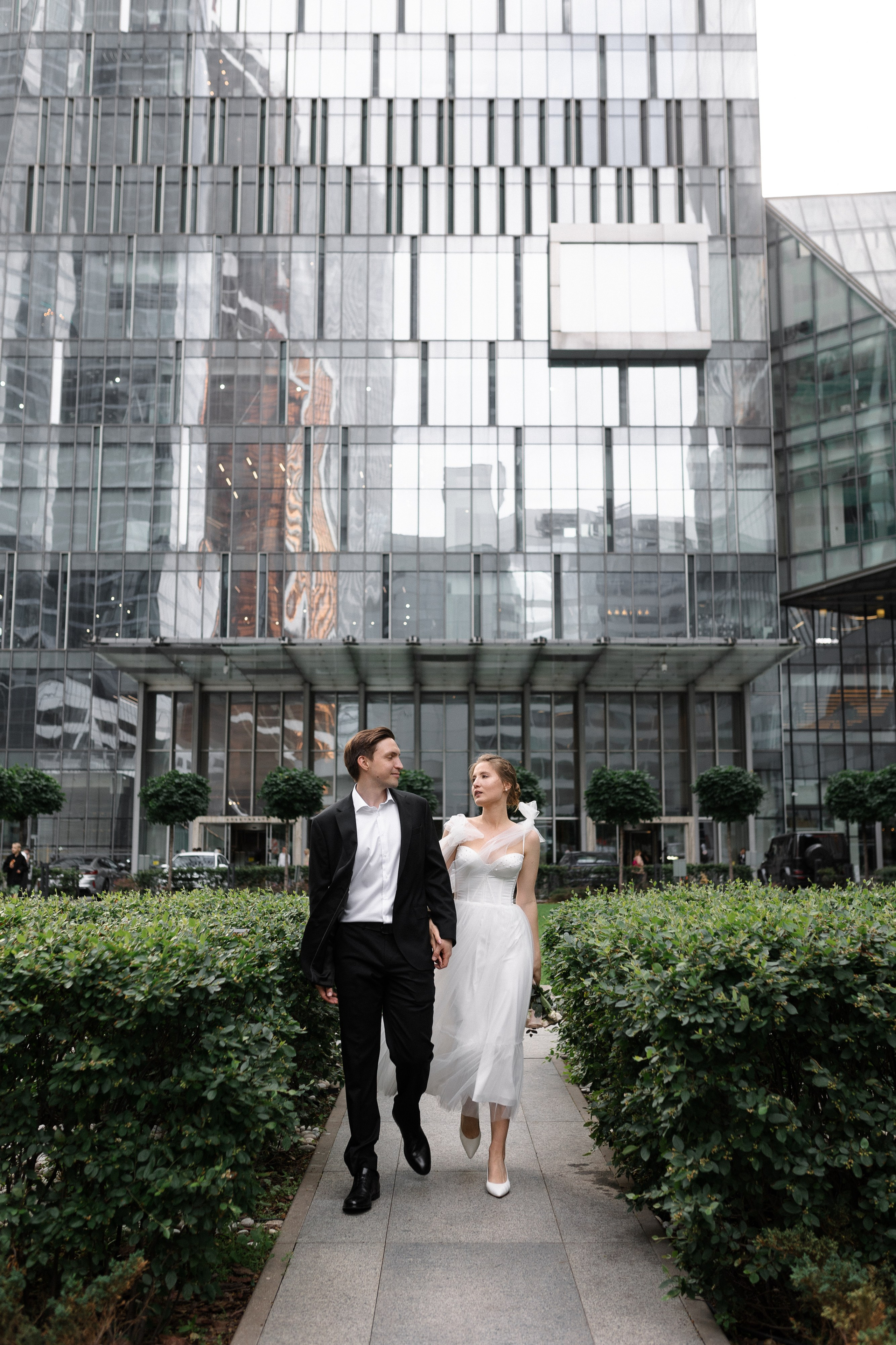 Свадебная фотосессия в Москва-Сити/регистрация в Panorama 360. Свадебный фотограф в Москве Мария Крош