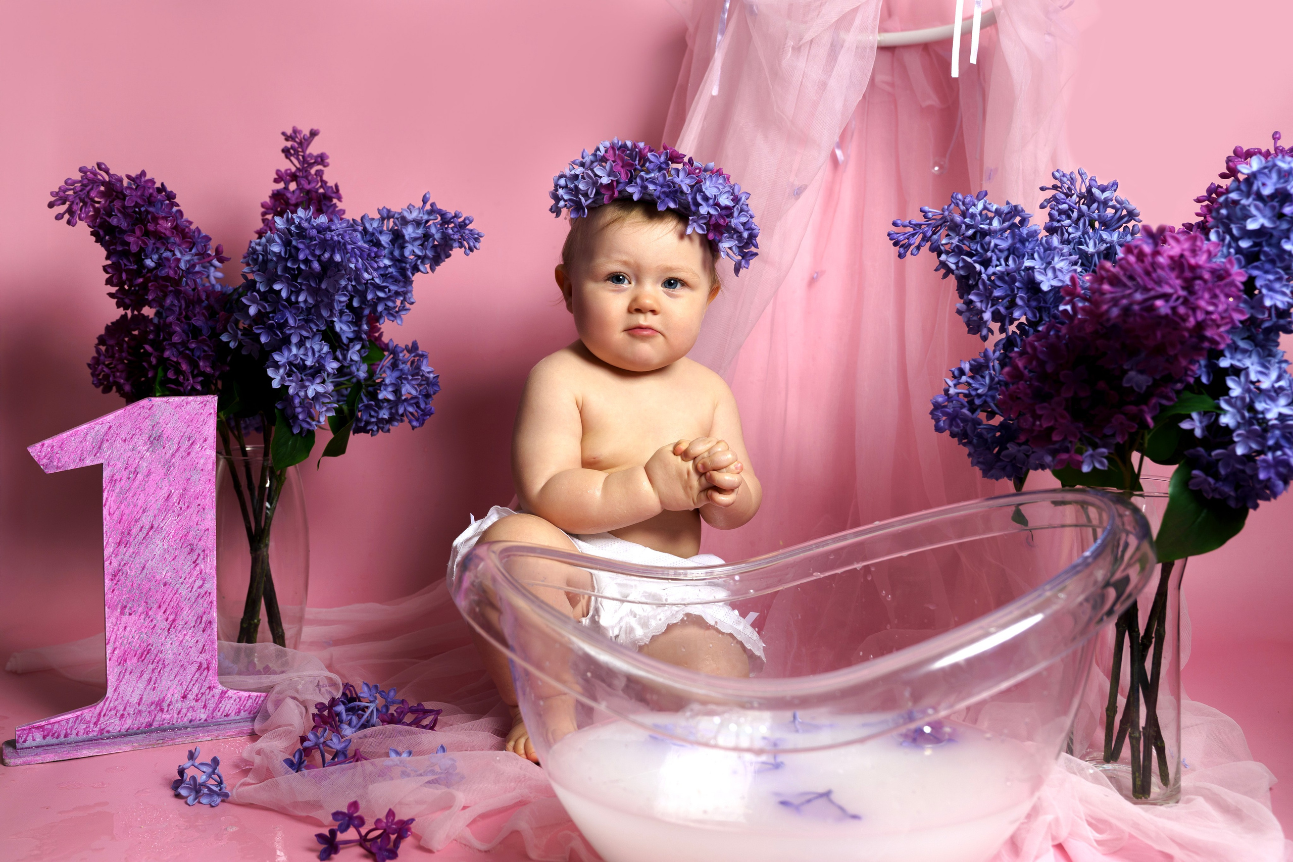 Фотосессия ГОДОВАСИЕ. Фотограф новорожденных, детей до года и беременных в Симферополе