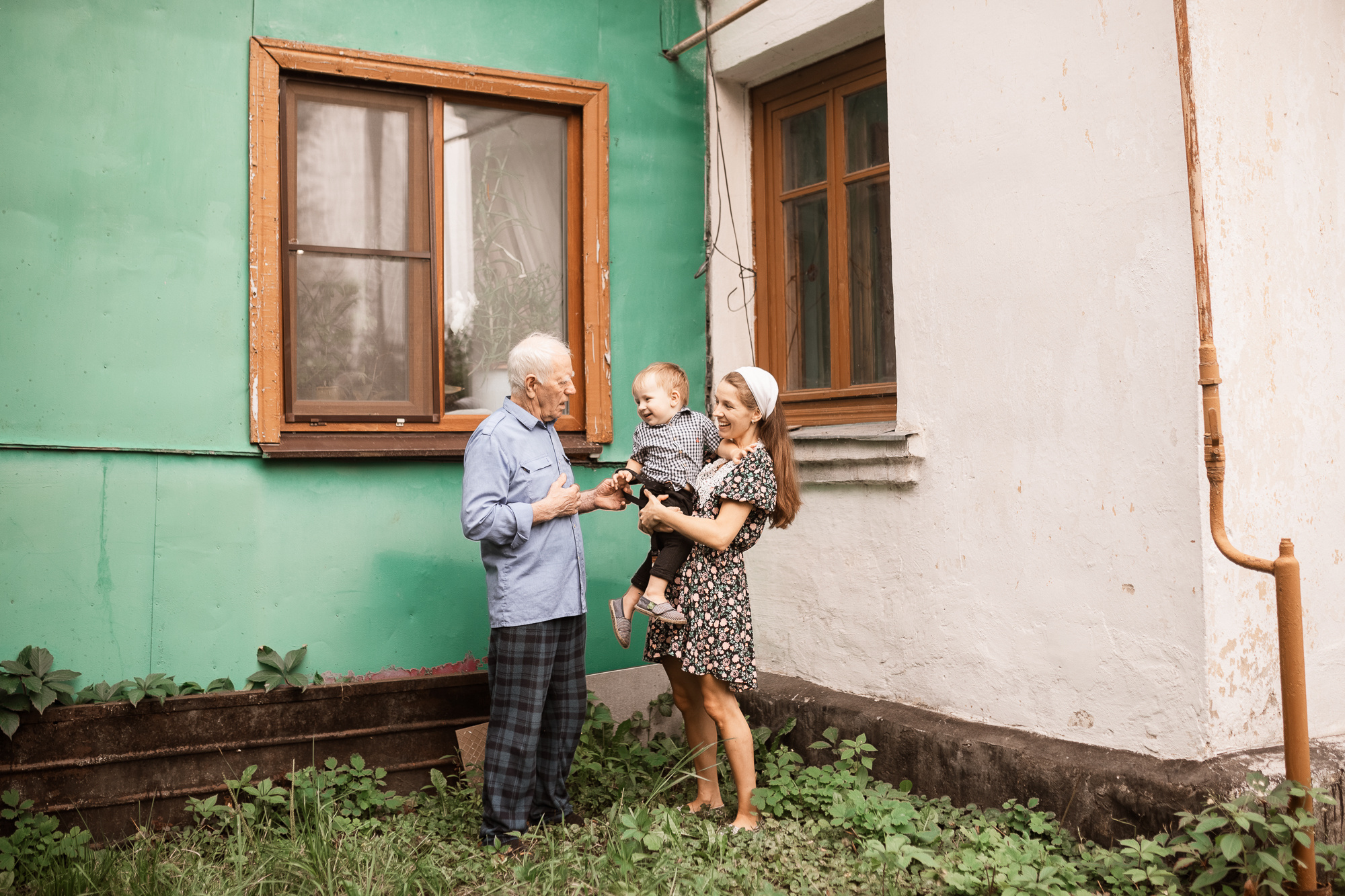 Семейная фотоистория в винтажном стиле. Женский семейный фотограф Тула Москва Захарова Анна