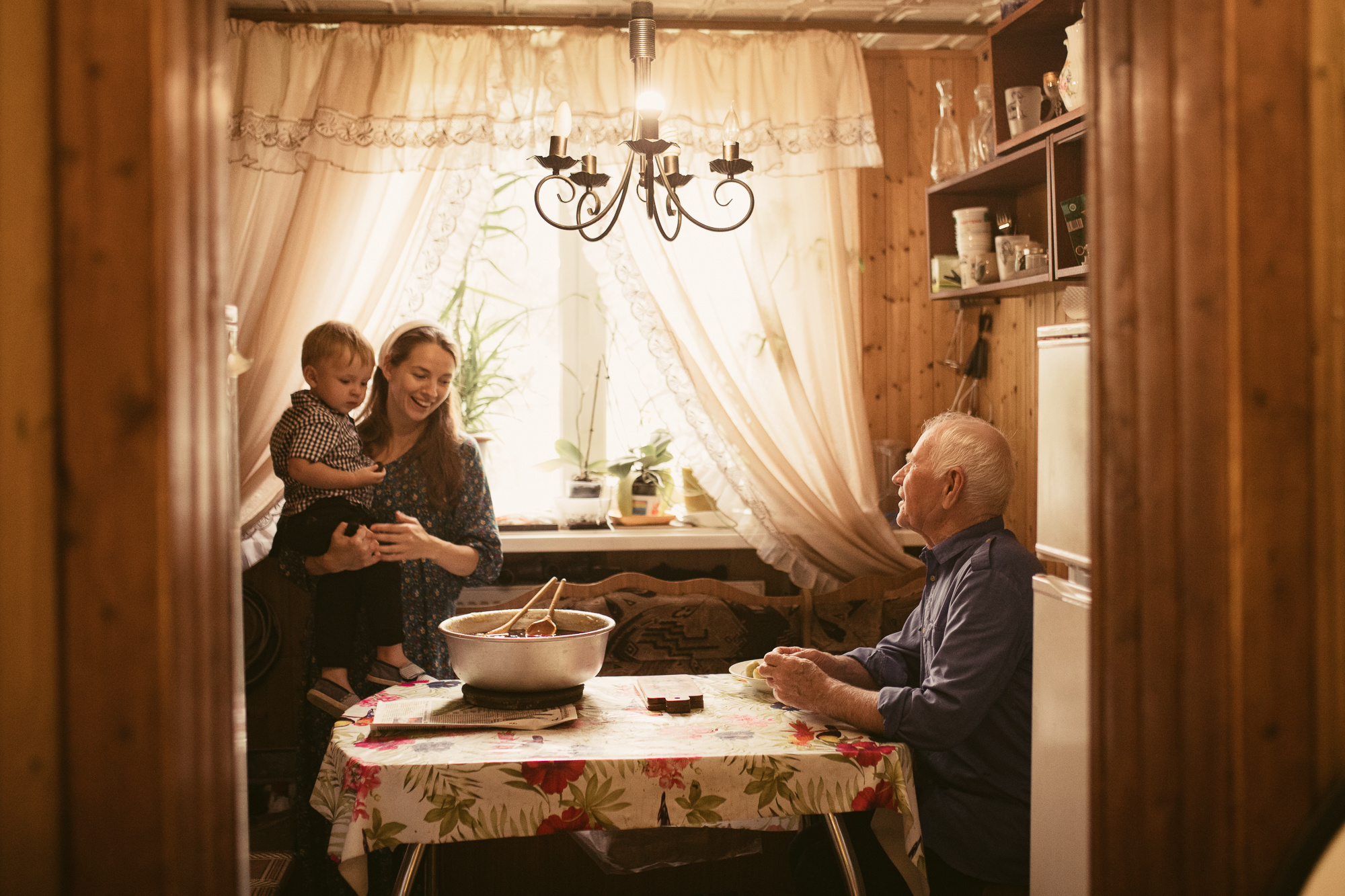 Семейная фотоистория в винтажном стиле. Женский семейный фотограф Тула Москва Захарова Анна