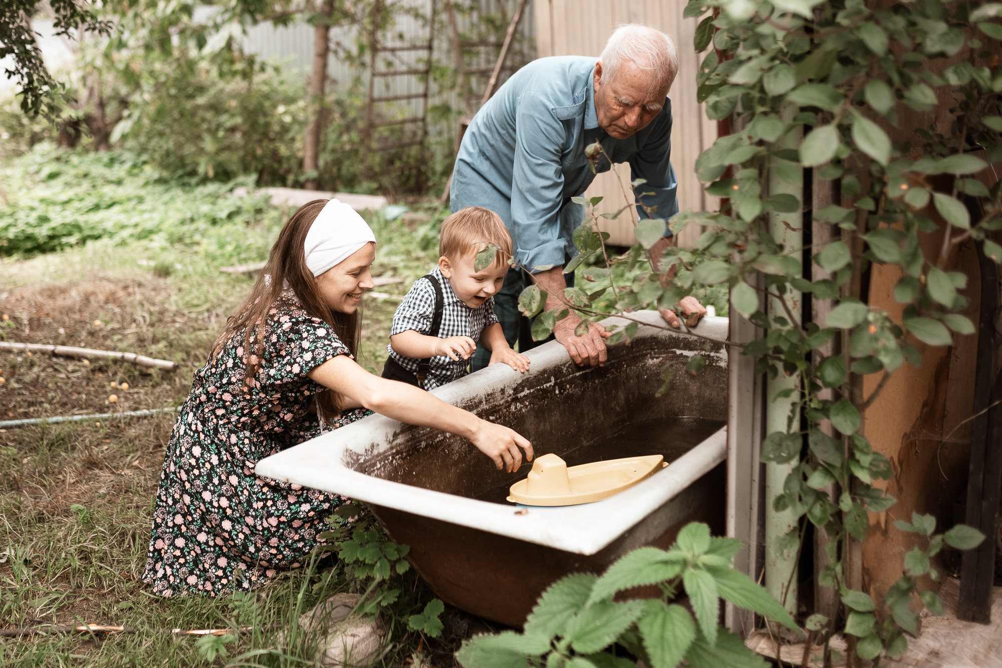 Семейная фотоистория в винтажном стиле. Женский семейный фотограф Тула Москва Захарова Анна