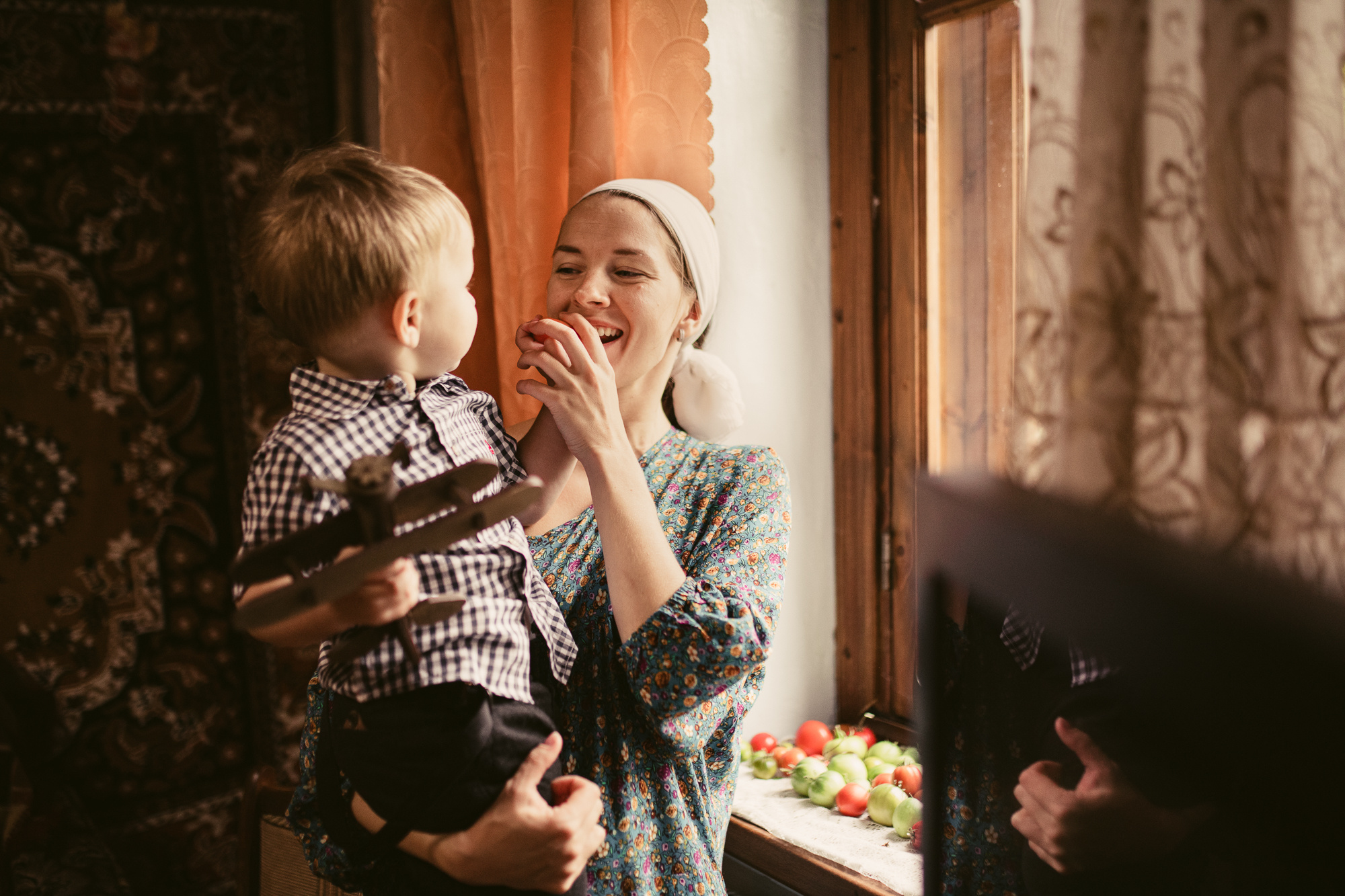 Семейная фотоистория в винтажном стиле. Женский семейный фотограф Тула Москва Захарова Анна