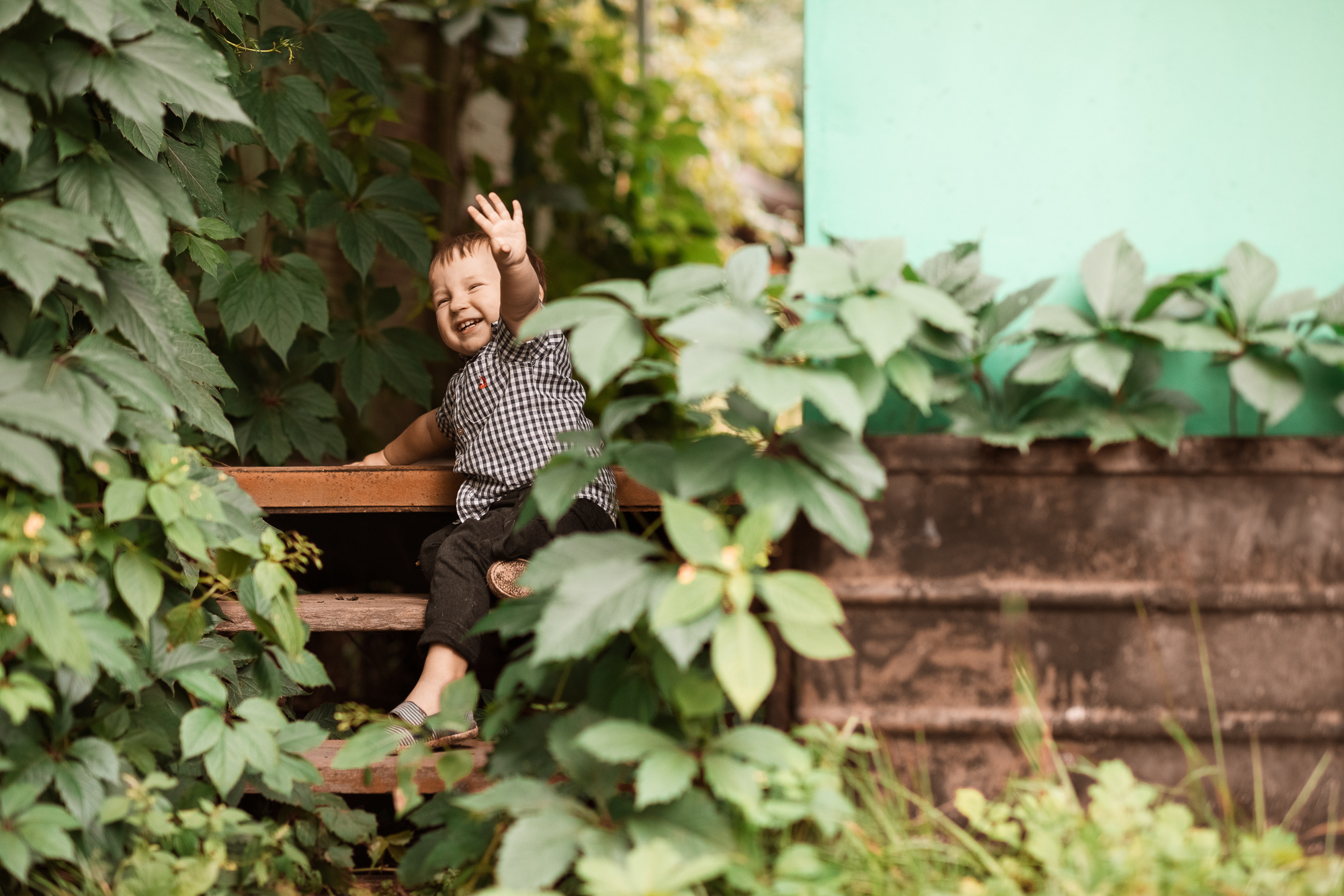 Семейная фотоистория в винтажном стиле. Женский семейный фотограф Тула Москва Захарова Анна