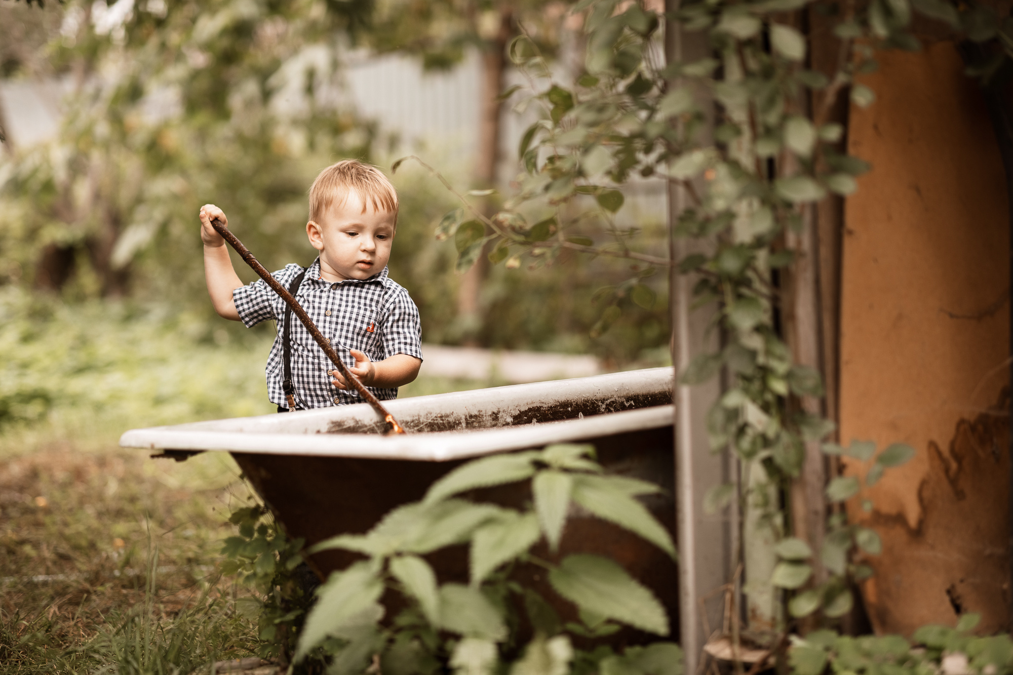 Семейная фотоистория в винтажном стиле. Женский семейный фотограф Тула Москва Захарова Анна